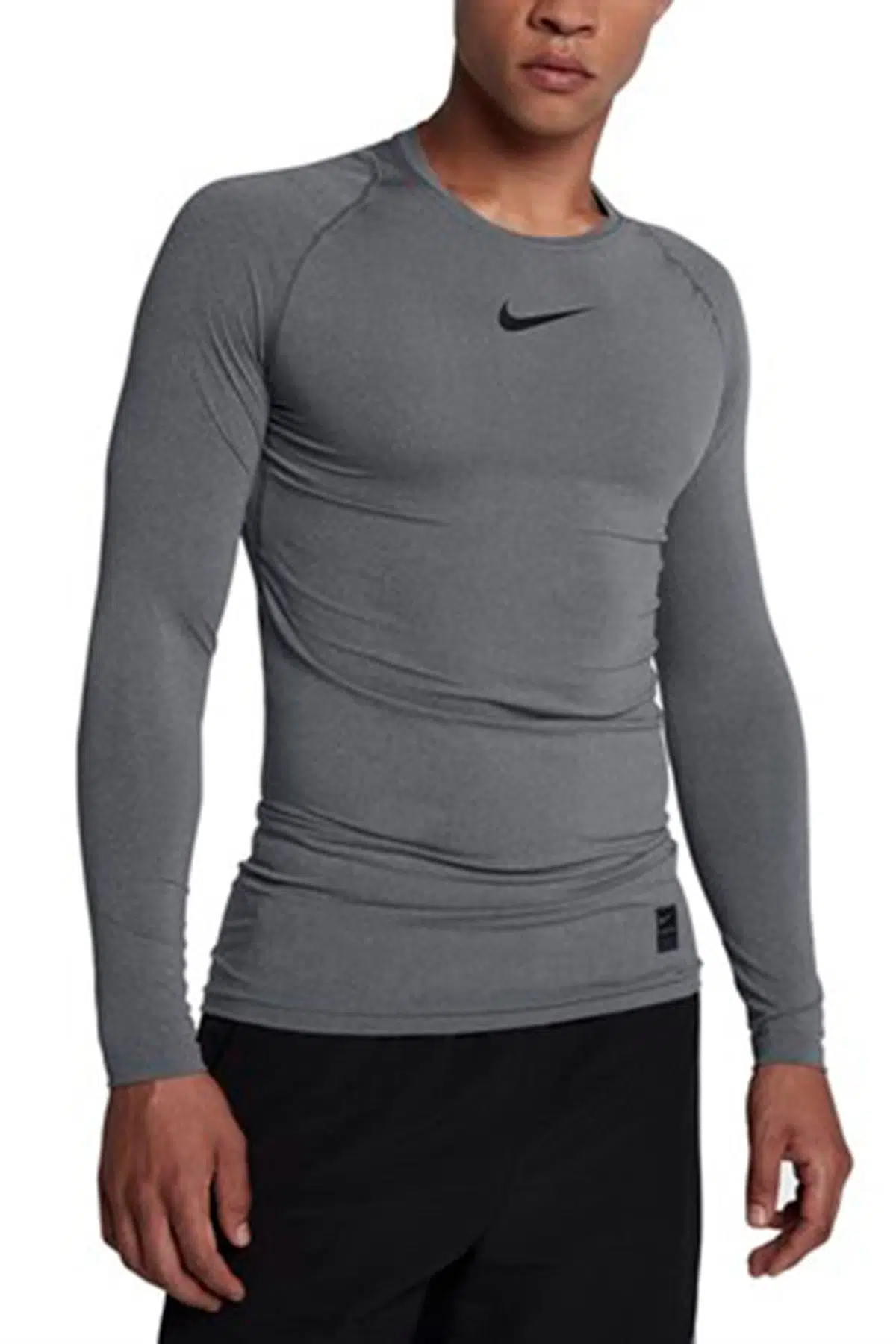 Nike Pro Compare Long-Sleeve Sıkı Erkek Sweatshirt 