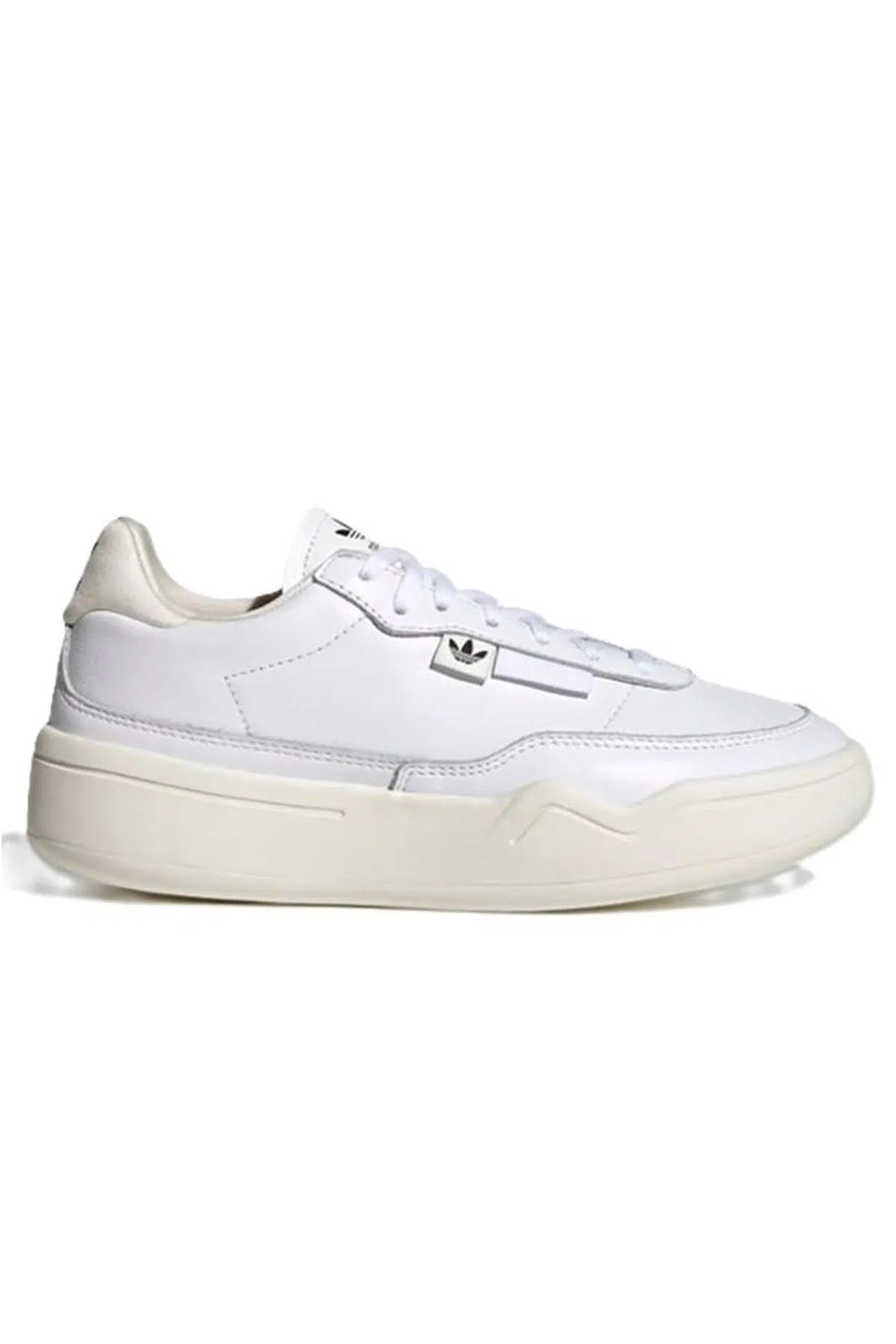 Adidas Her Court Leather White Womens Hakiki Deri Beyaz Kadın Spor Ayakkabı