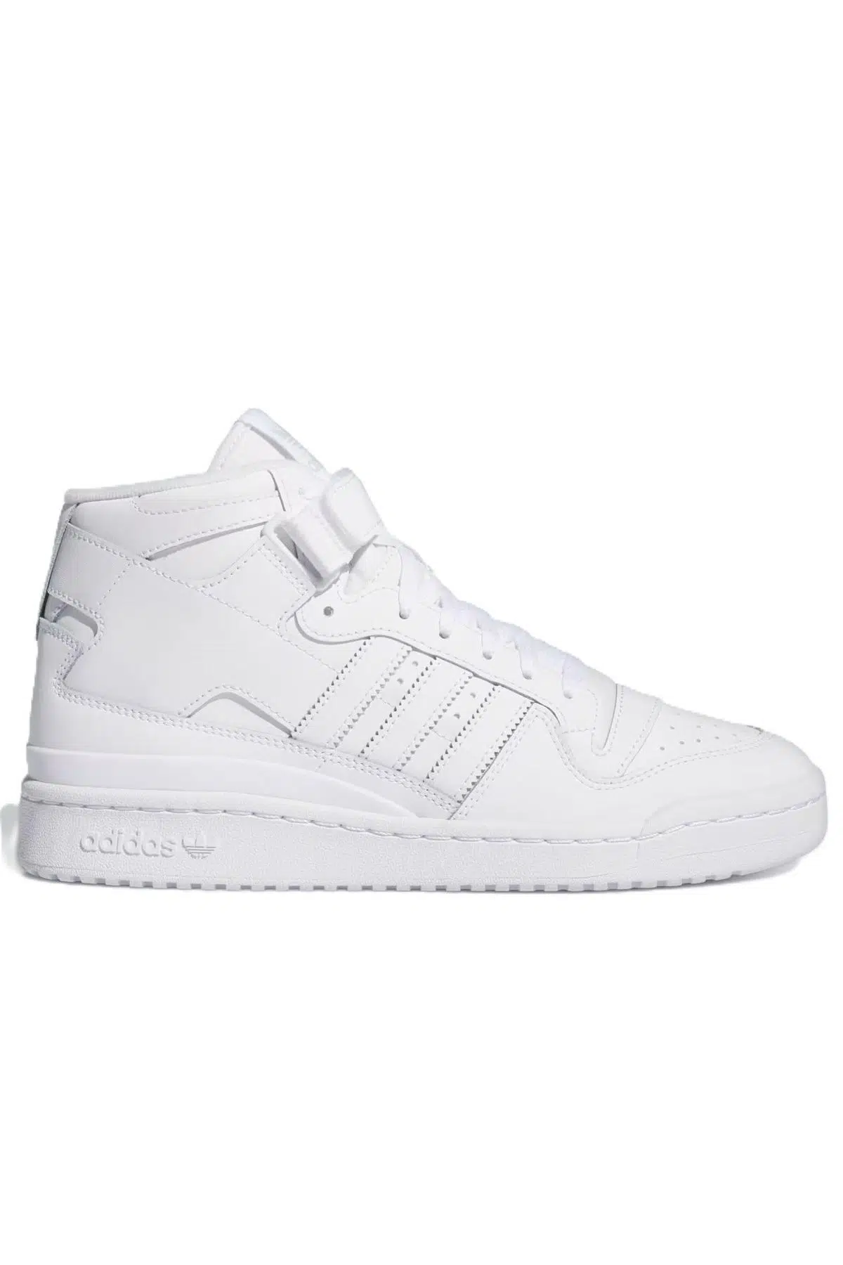 Adidas Forum Mid Leather Unisex Sneaker Hakiki Deri Günlük Spor Ayakkabı Beyaz