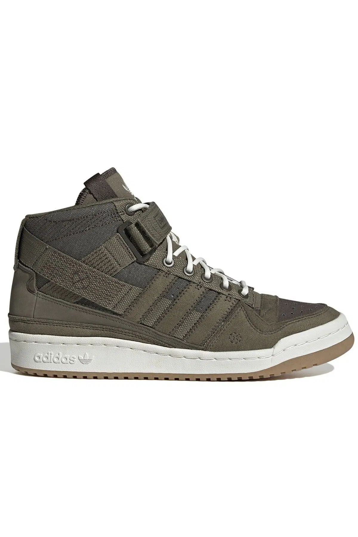 Adidas Forum Mid Parley Leather Unisex Sneaker Hakiki Deri Günlük Spor Ayakkabı Haki
