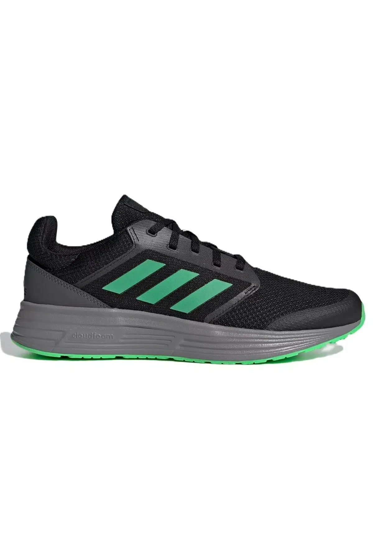 Adidas Galaxy 5 Cloudfoam Walk Run Shoes Black Erkek Yürüyüş Koşu Ayakkabısı Siyah Yeşil