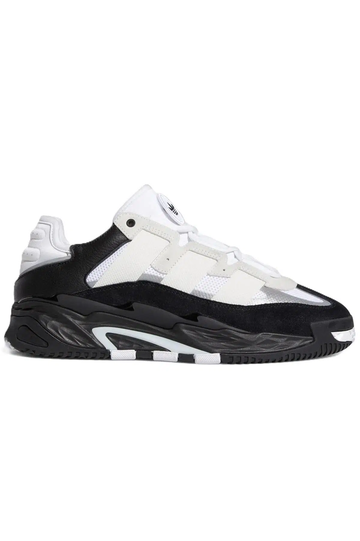 Adidas Niteball Leather Unisex Shoes Black Hakiki Deri Unisex Günlük Spor Ayakkabısı Siyah