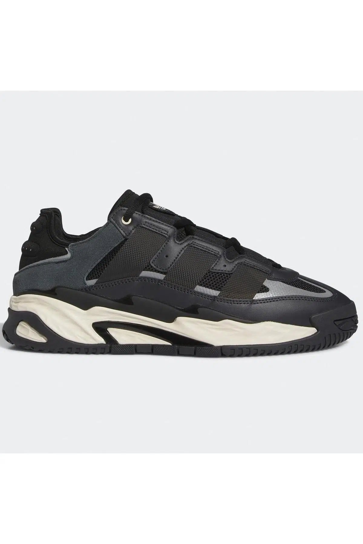 Adidas Niteball Leather Unisex Shoes Black Hakiki Deri Unisex Günlük Spor Ayakkabısı Siyah