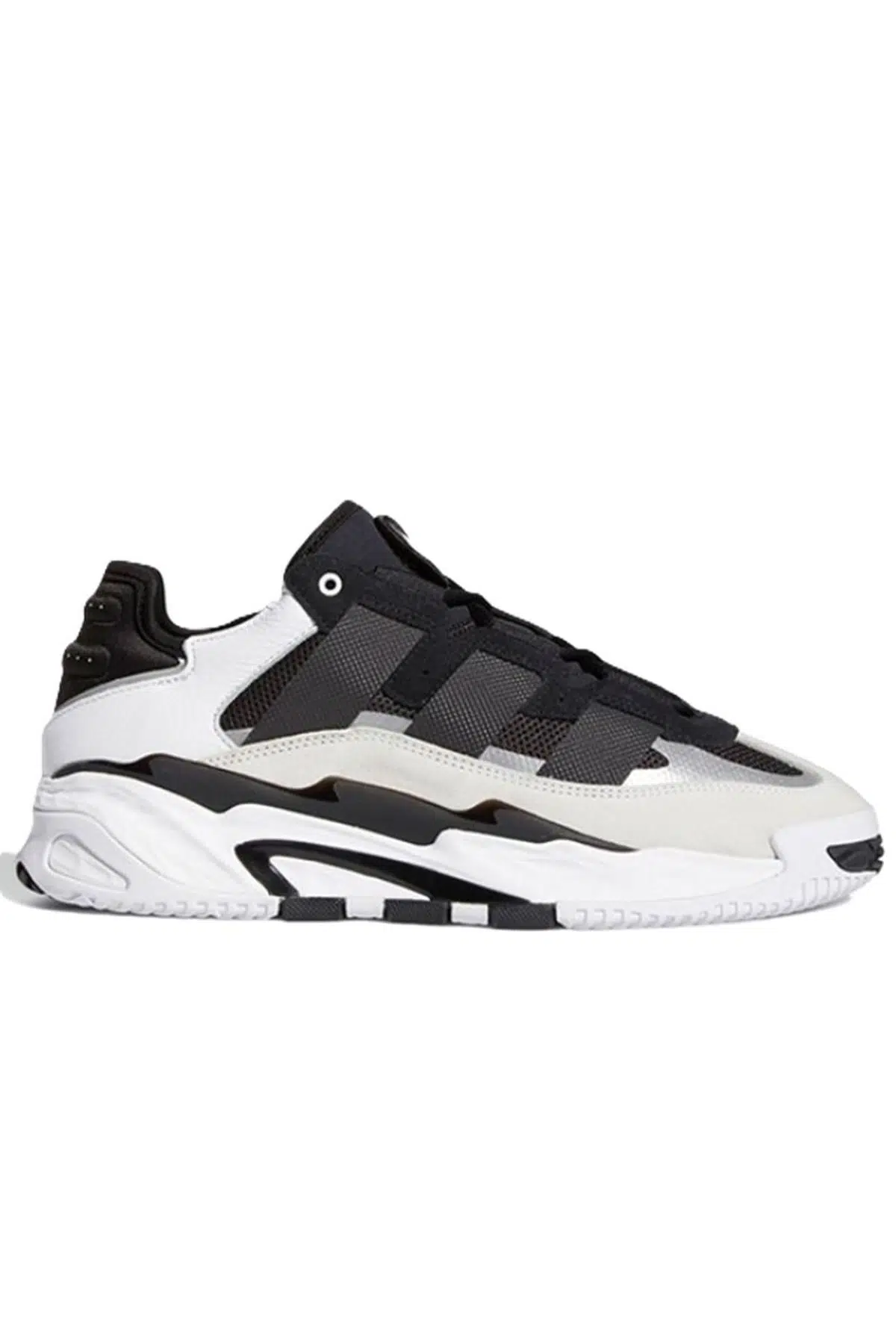 Adidas Niteball Leather Unisex Shoes Black Hakiki Deri Unisex Günlük Spor Ayakkabısı Siyah