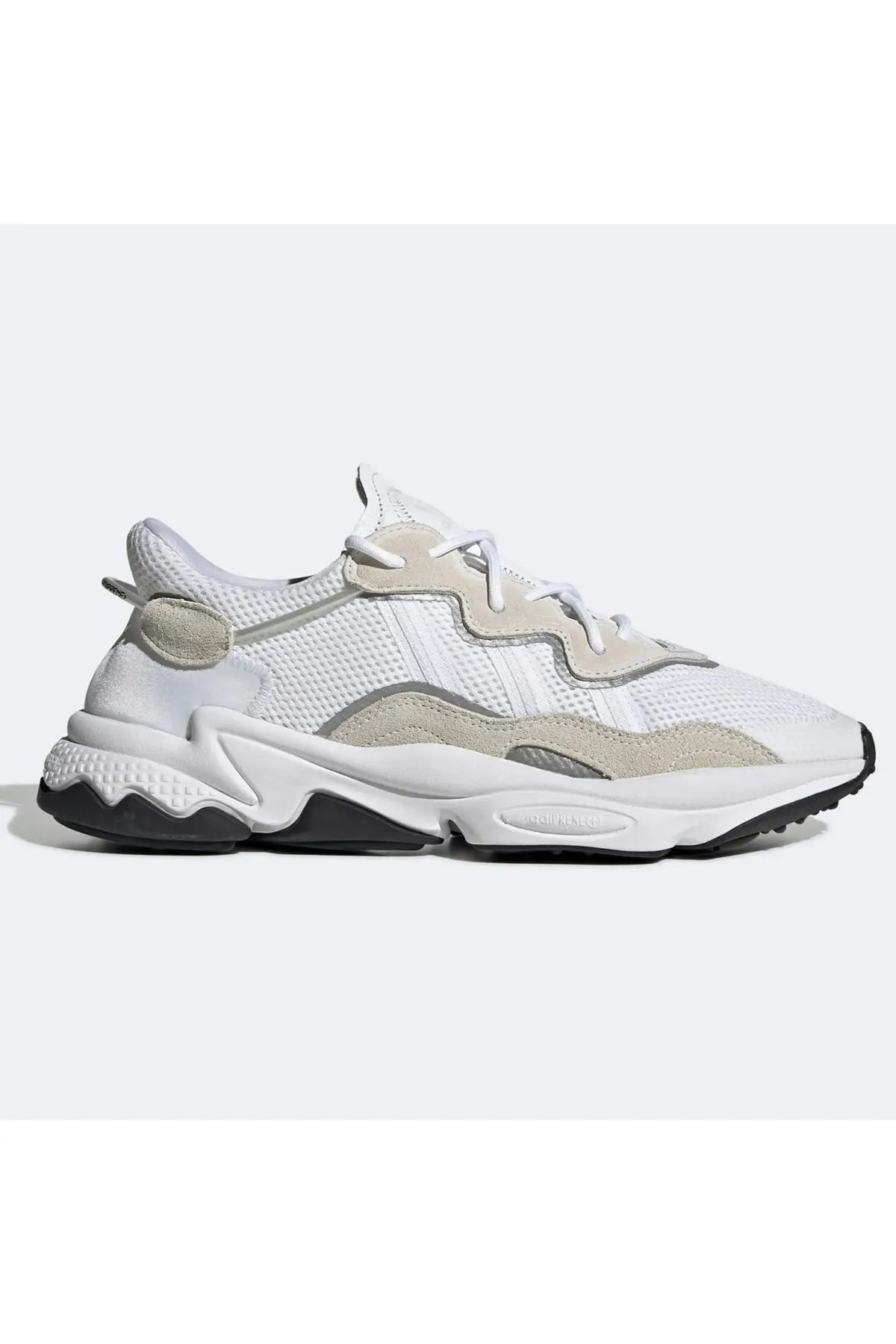 EE64.64 Adidas Ozweego Leather Mens Sneaker Hakiki Deri Erkek Günlük Spor Ayakkabı Beyaz