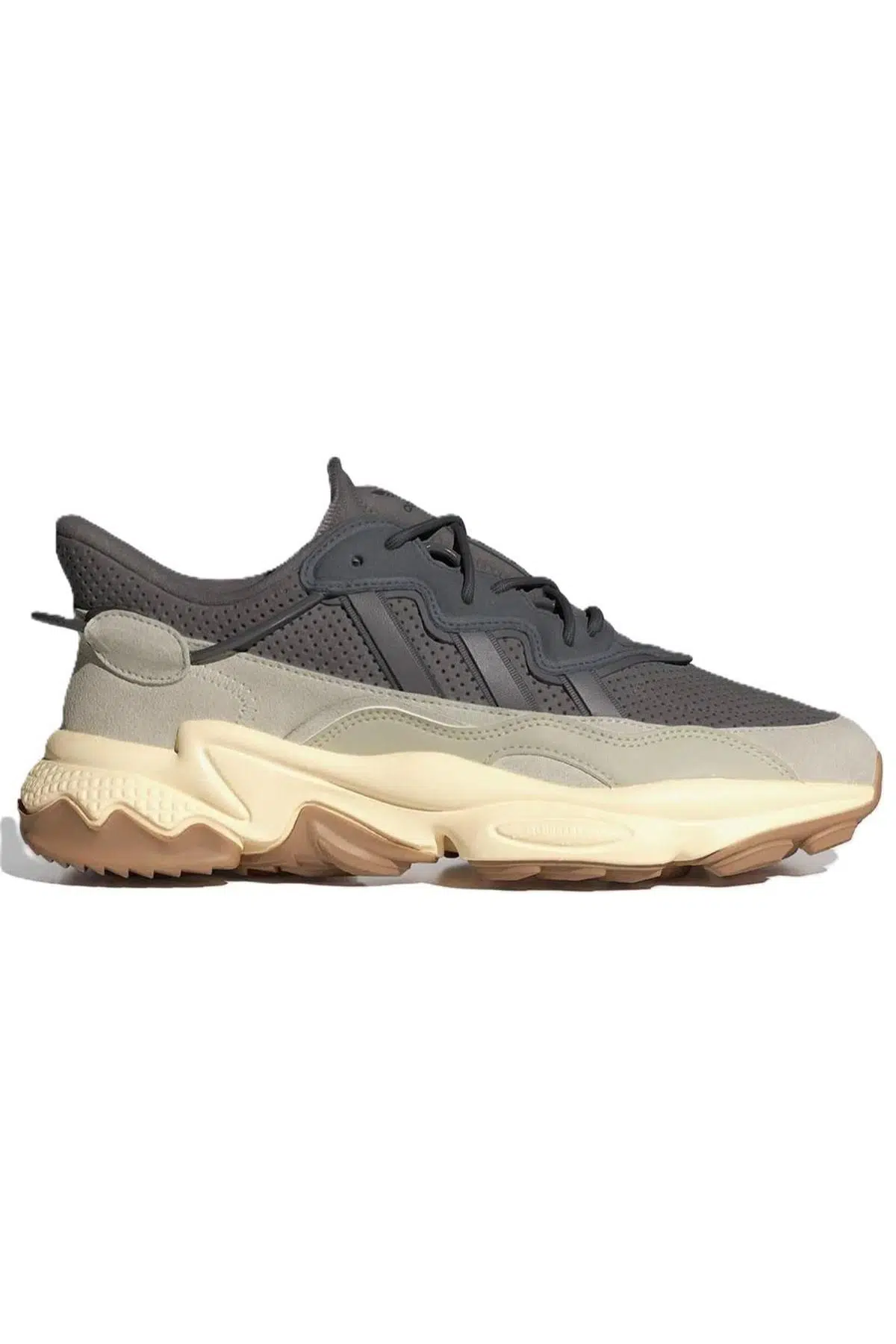 Adidas Ozweego Leather Unisex Sneaker Hakiki Deri Günlük Spor Ayakkabı Gri