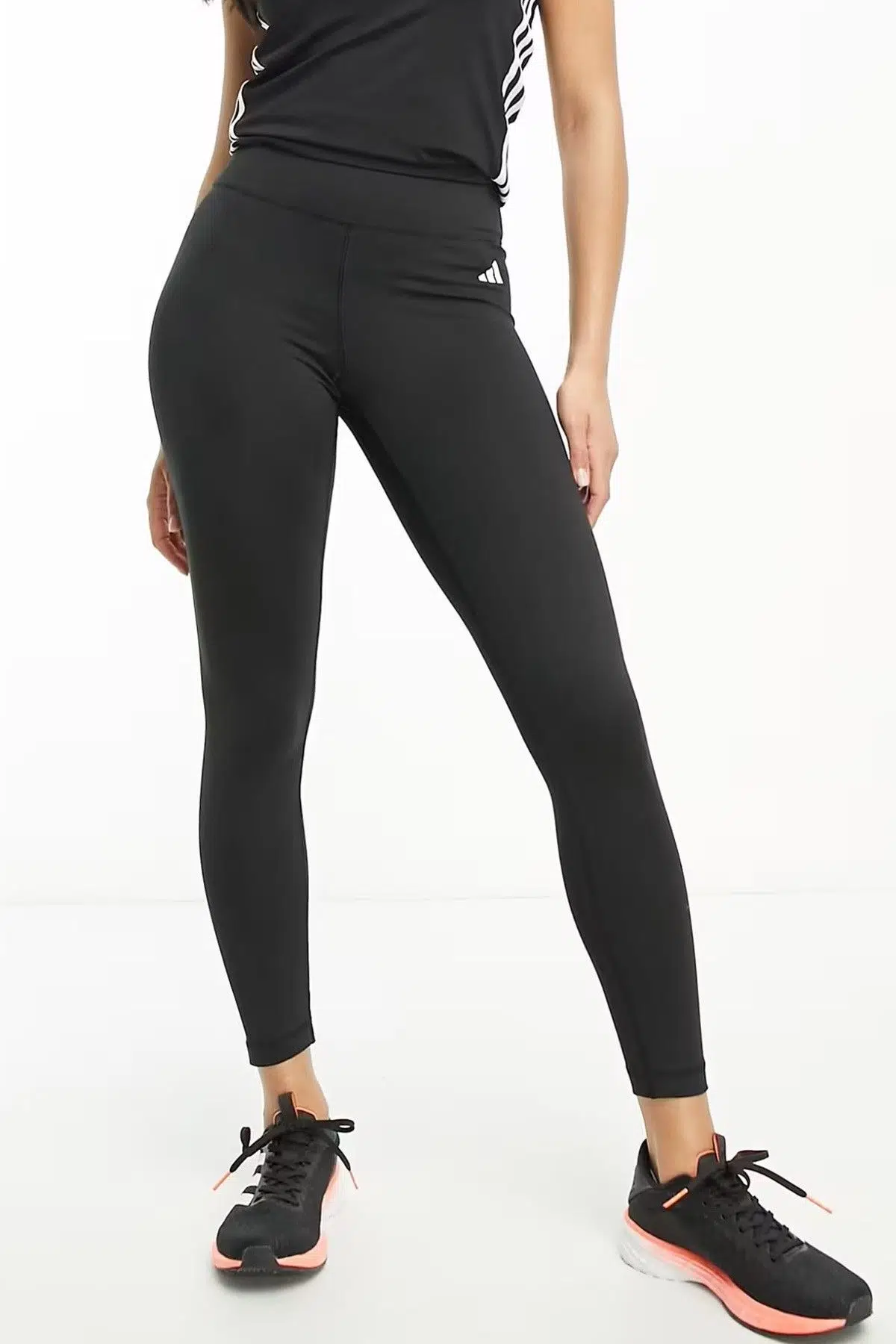 Adidas Training Essential 7/8 Leggings Kadın Yüksek Bel Spor Tayt Siyah