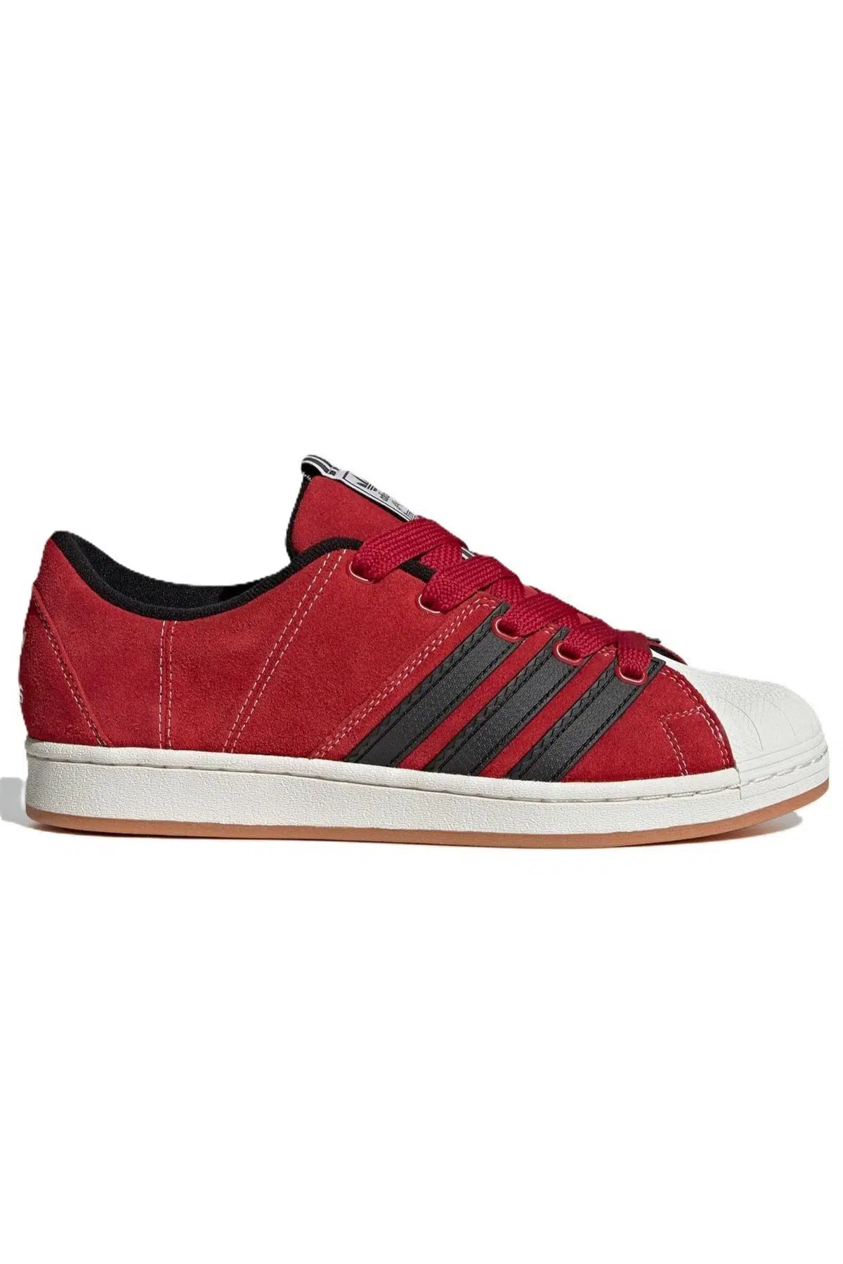 Adidas Supermodified Ynuk Leather Unisex Sneaker Red Hakiki Deri Unisex Günlük Spor Ayakkabı Kırmızı