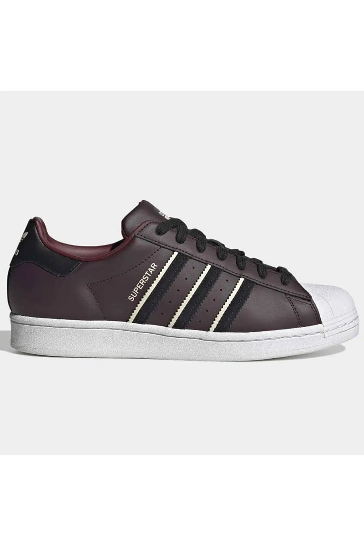 Adidas Superstar Mens Sneaker Burgundy Erkek Günlük Spor Ayakkabı Bordo