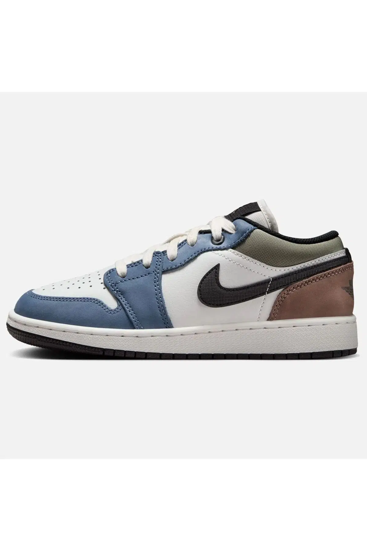 Air Jordan 1 Low Leather Unisex Sneaker Hakiki Deri Günlük Spor Ayakkabı Beyaz
