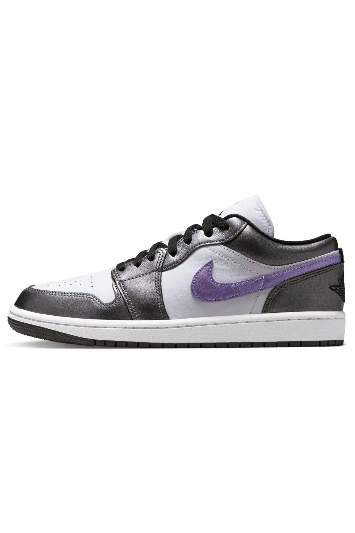 Air Jordan 1 Low Special Edition Womens Sneaker Hakiki Deri Kadın Günlük Spor Ayakkabı Beyaz Gri