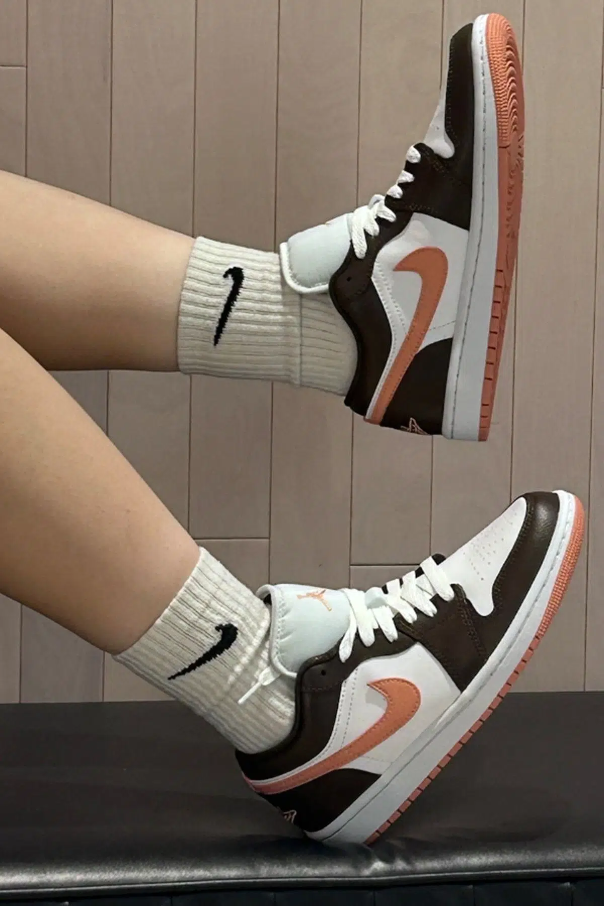 Air Jordan 1 Low Womens Sneaker Hakiki Deri Kadın Günlük Spor Ayakkabı Beyaz Pembe