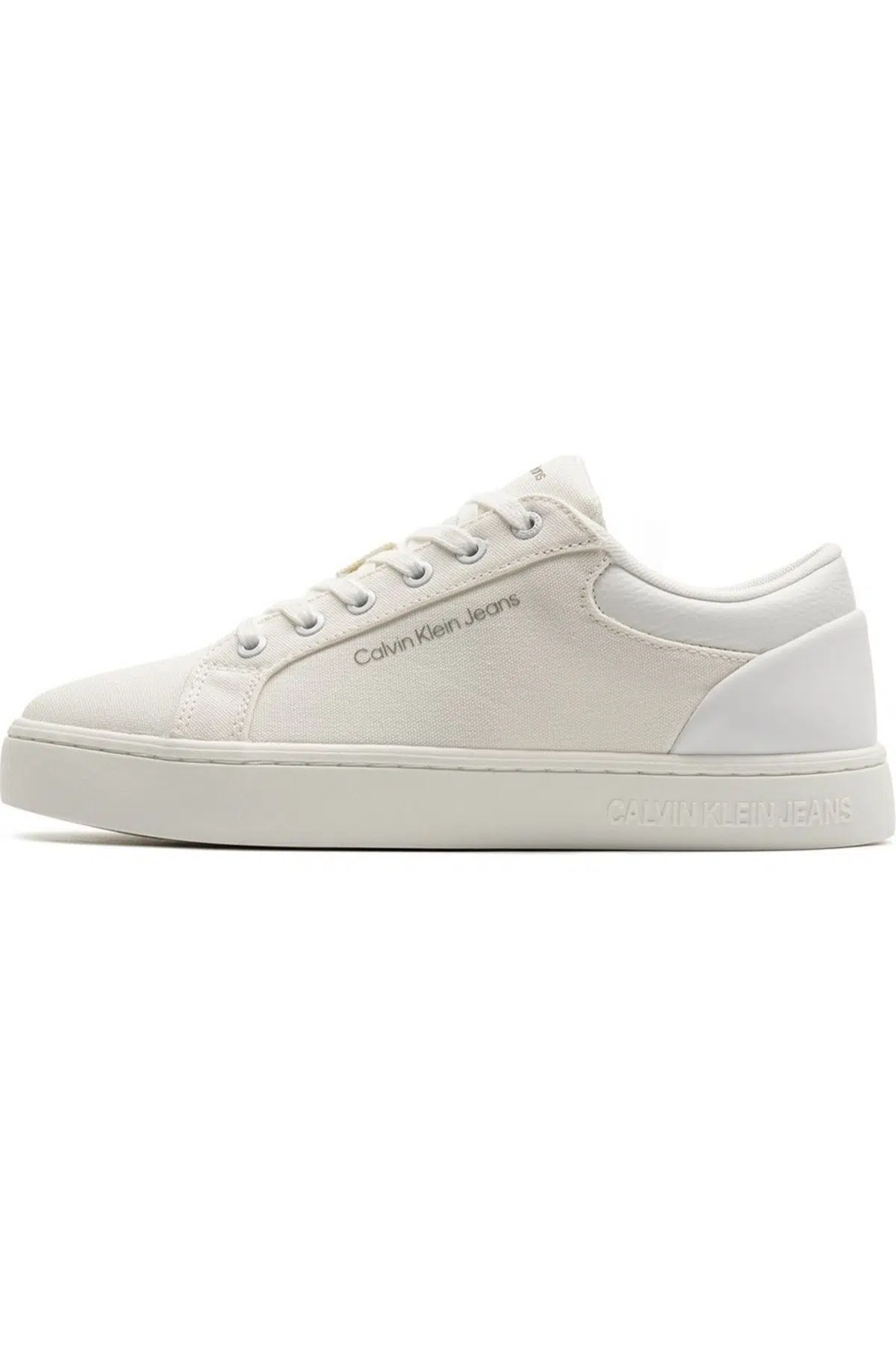 Calvin Klein Classic Cupsole Low Mens Sneaker Erkek Günlük Spor Ayakkabı Beyaz