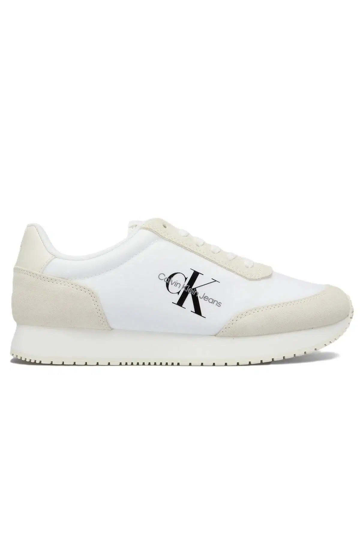 Calvin Klein Retro Runner Low Lace Womens Sneaker Kadın Günlük Spor Ayakkabı Beyaz