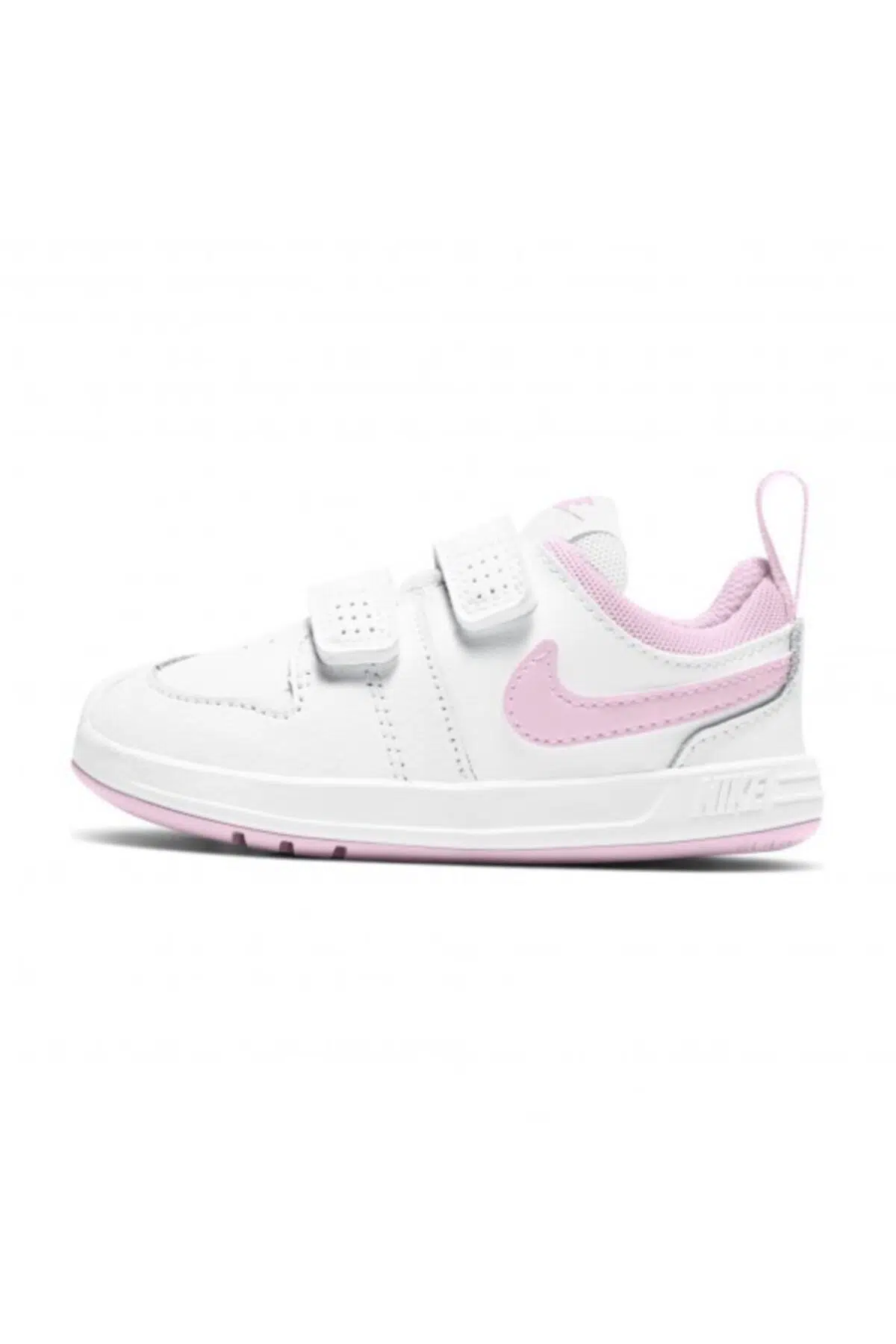 Nike Pico 5 (TDV) Beyaz - Pembe Bantlı Spor Ayakkabı