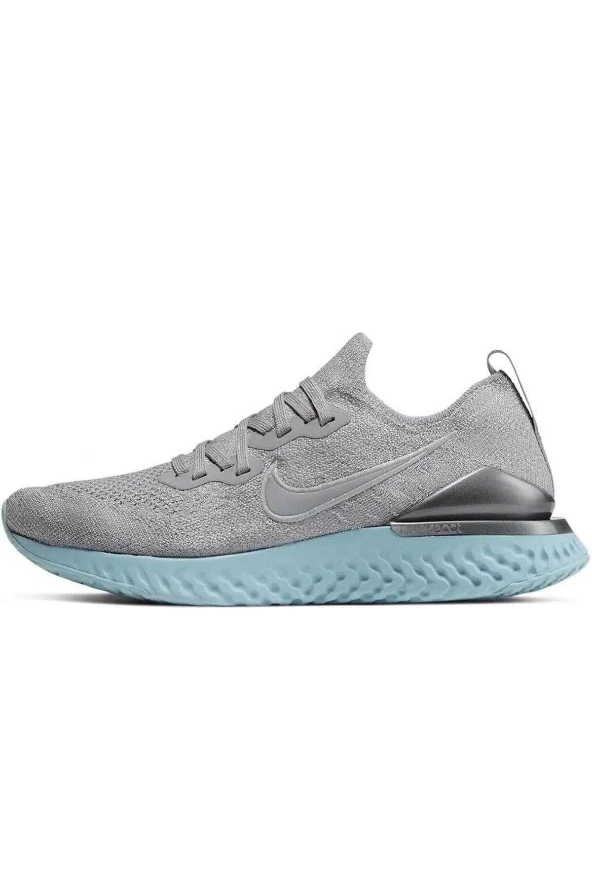  Nike Epic React Flyknit 2 Womens Running Shoes Kadın Yürüyüş Koşu Ayakkabısı Gri