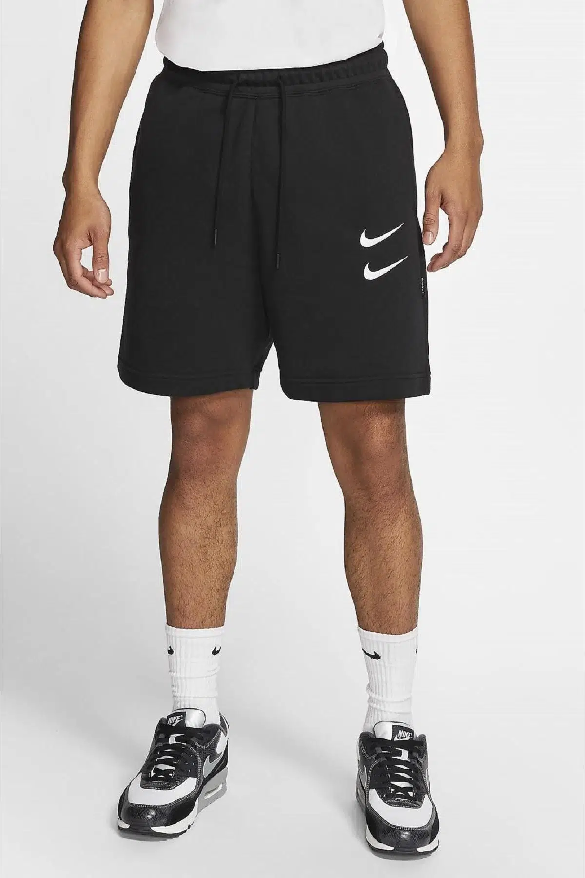 Nike Sportswear Double Swoosh Siyah Erkek Şort