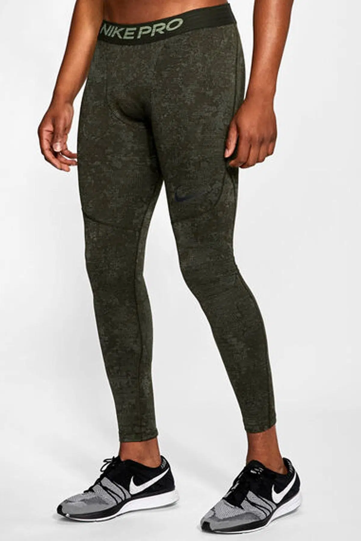 Nike Pro Tights Utility Warm Erkek Kamuflaj Tayt CU6736-355