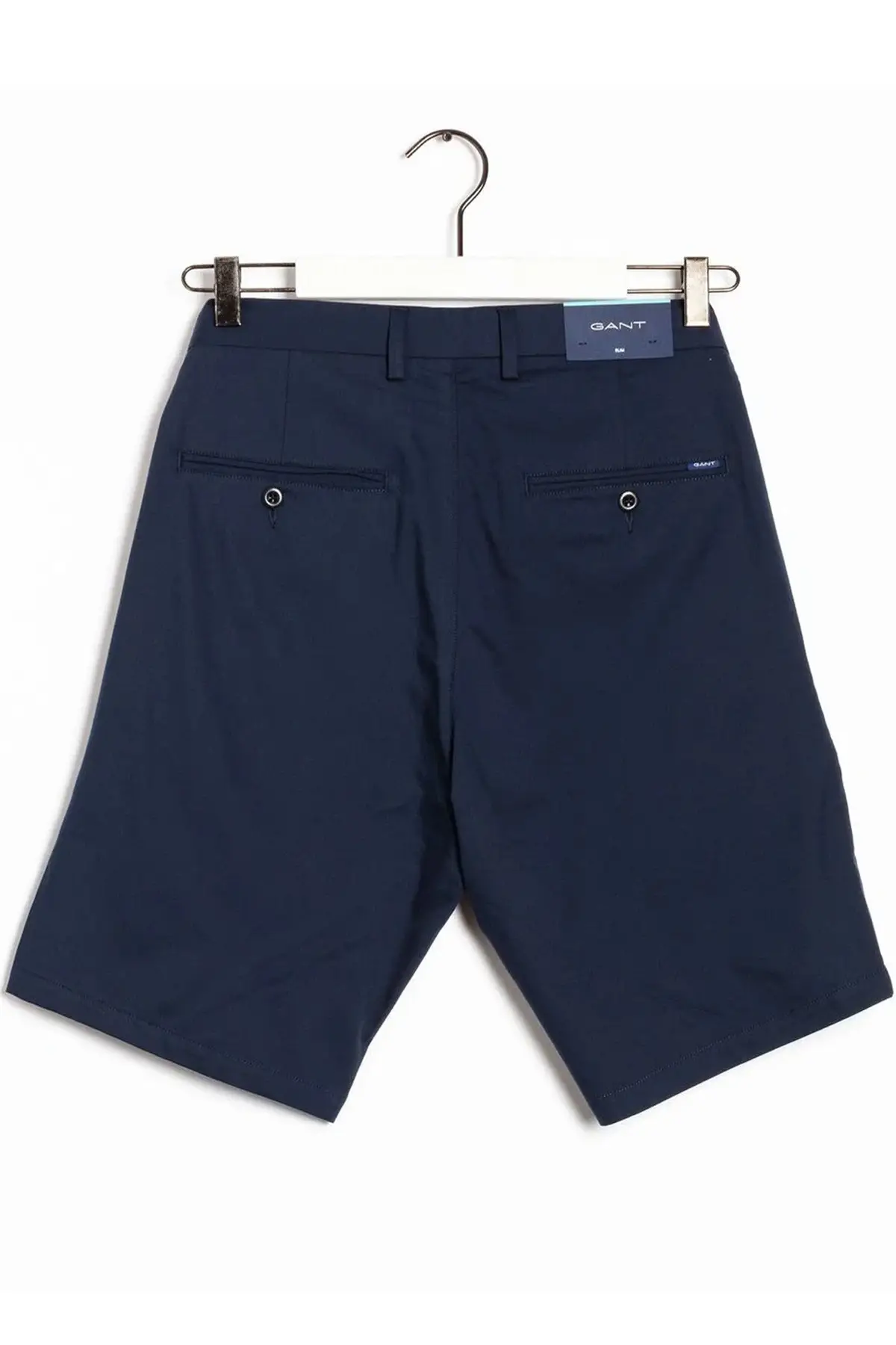 20070-410 GANT Men's Slim Fit Woven Bermuda Navy Shorts Erkek Dokuma Bermuda Şort Lacivert