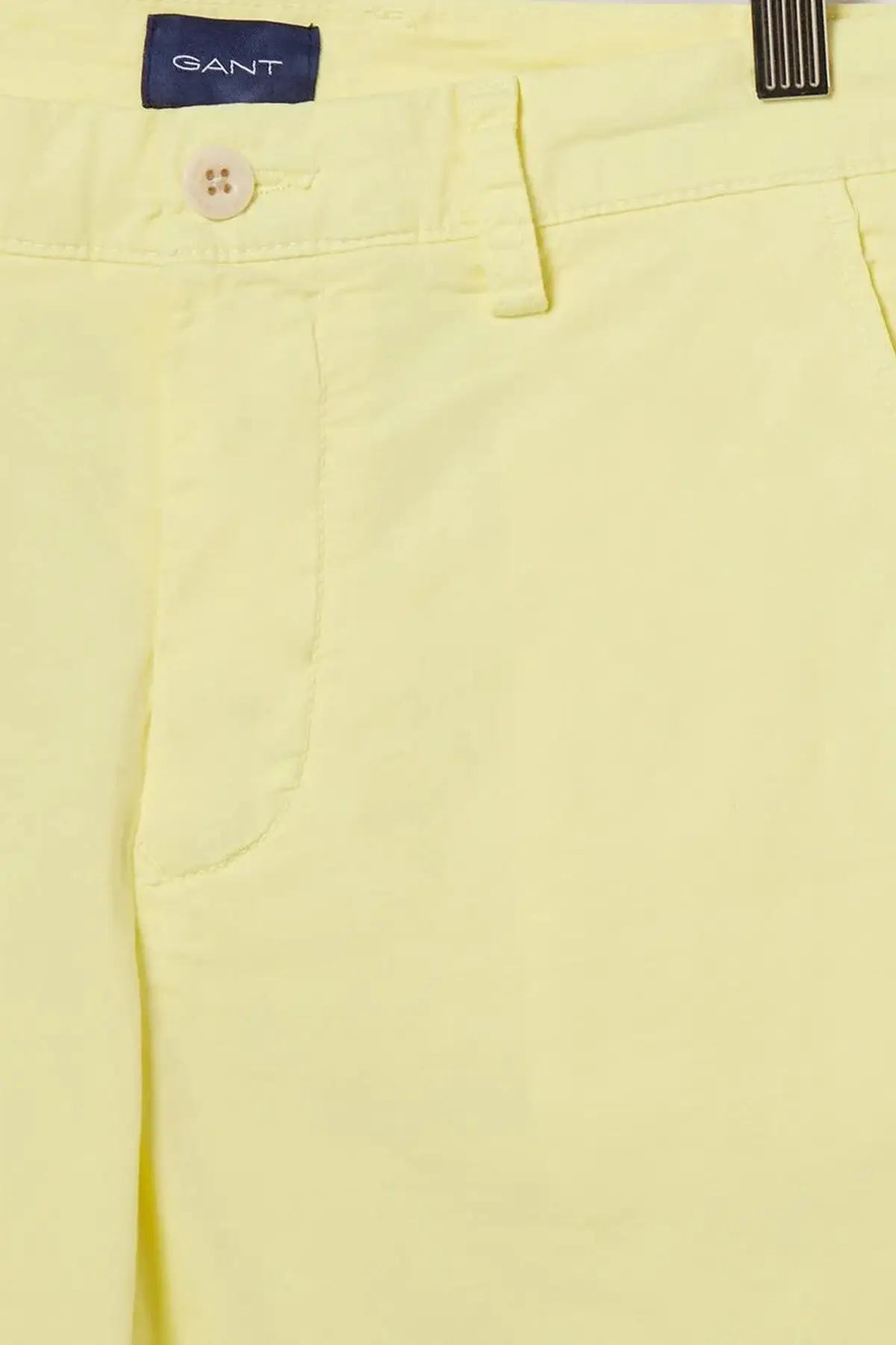 205043-721 GANT Men's Regular Fit Allister Sunfaded Chino Bermuda Yellow Shorts Erkek Kanvas Bermuda Şort Sarı