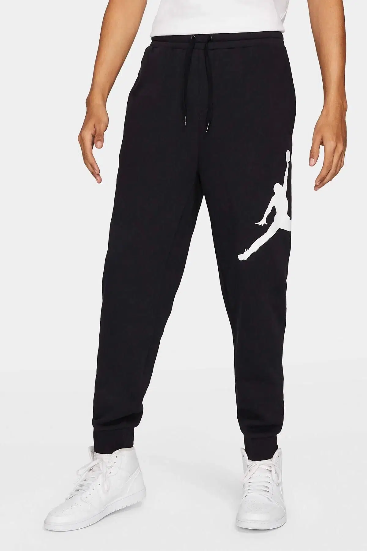 Jordan Jumpman Big Logo Fleece Jogger Eşofman Altı Polarlı Siyah