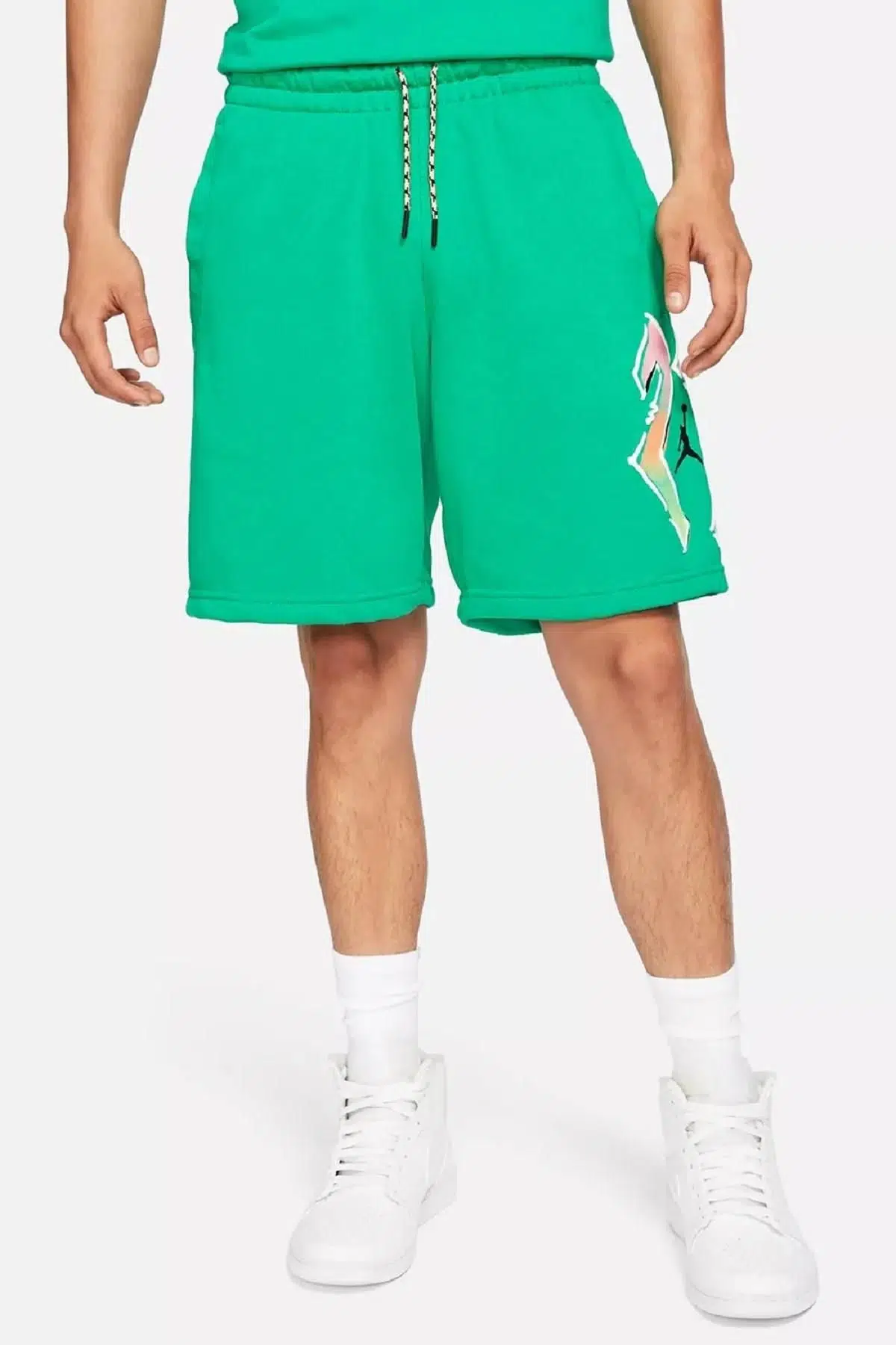 Jordan Sport DNA HBR Fleece Shorts Yeşil Şort 
