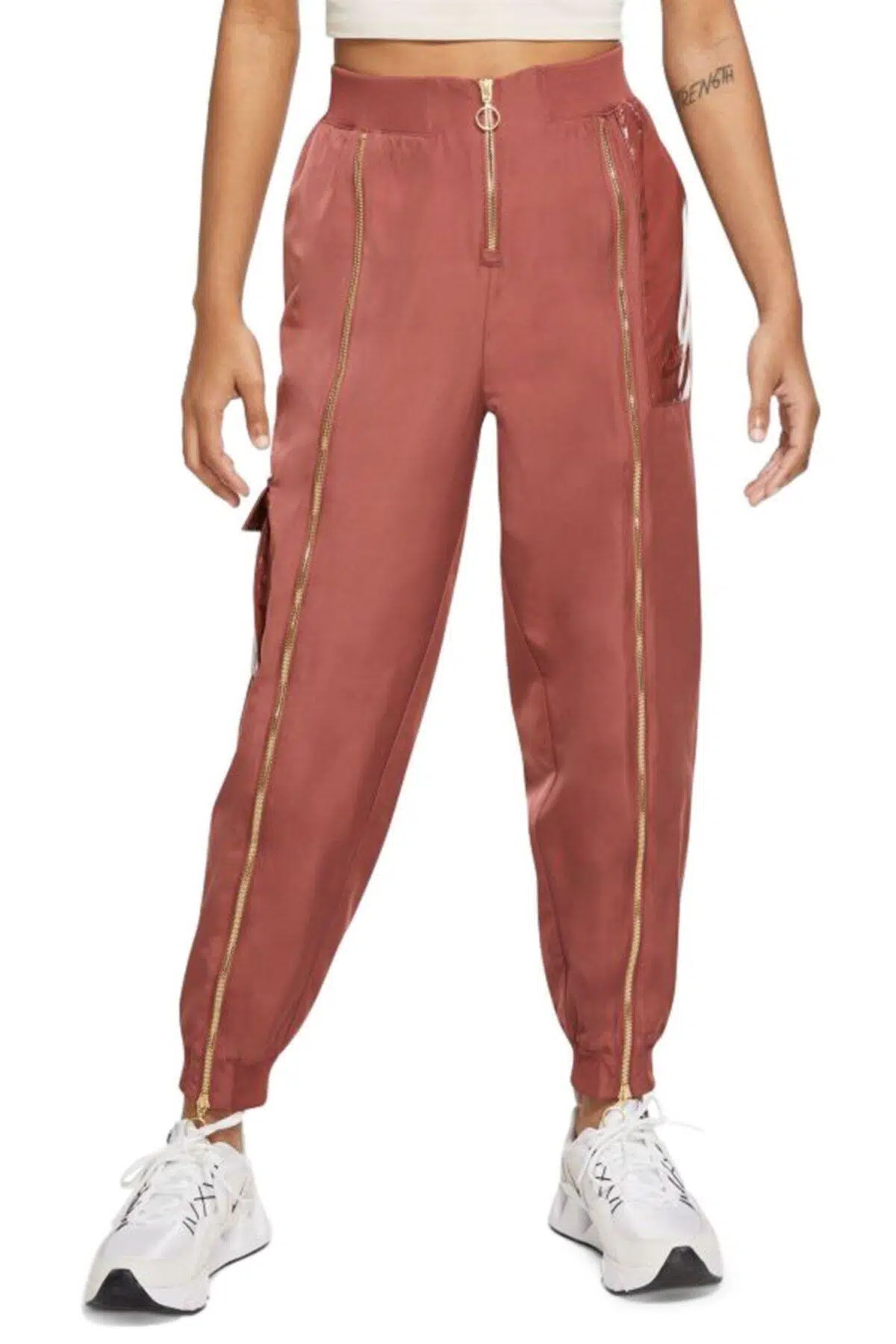 Kadın Pembe Sportswear Icon Clash Woven Pants Cu6925-652 Eşofman Altı