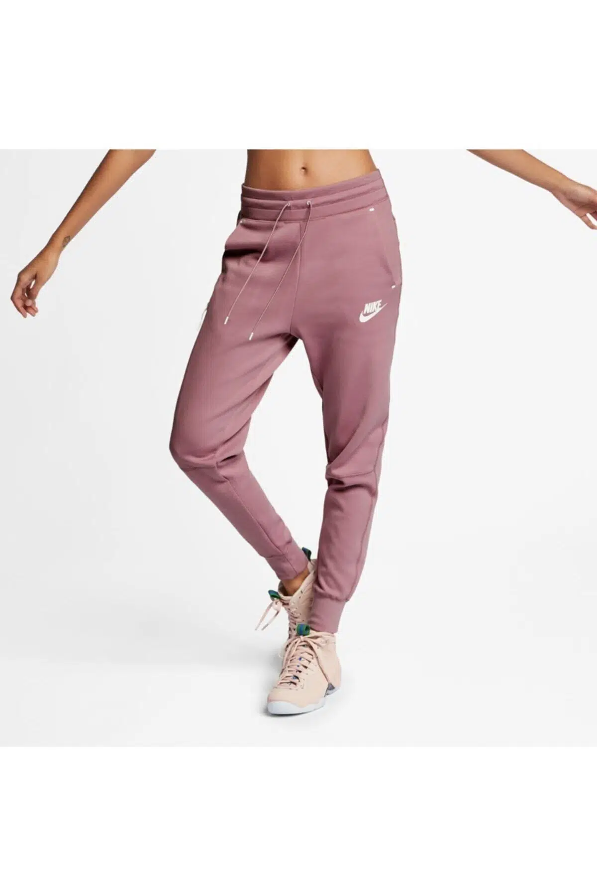 Kadın Pembe Sportswear Tech Fleece Eşofman Altı 931828-515