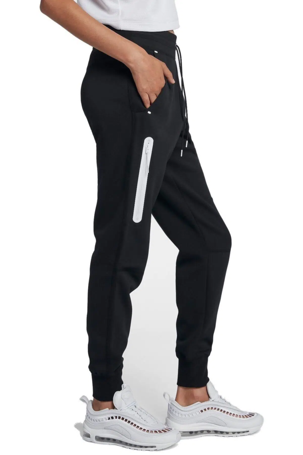 Kadın Siyah Tech Fleece Eşofman Altı 931828-011
