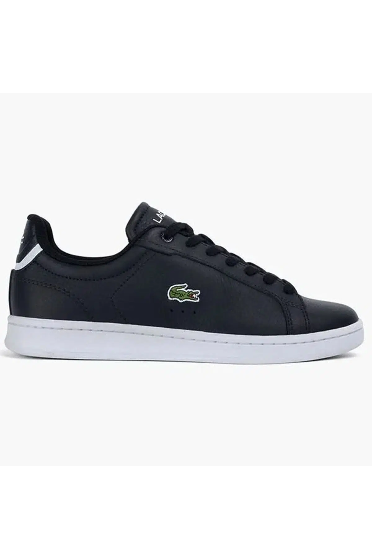Lacoste Carnaby Pro Leaether Sneaker Black Hakiki Deri Kadın Günlük Spor Ayakkabı Siyah 