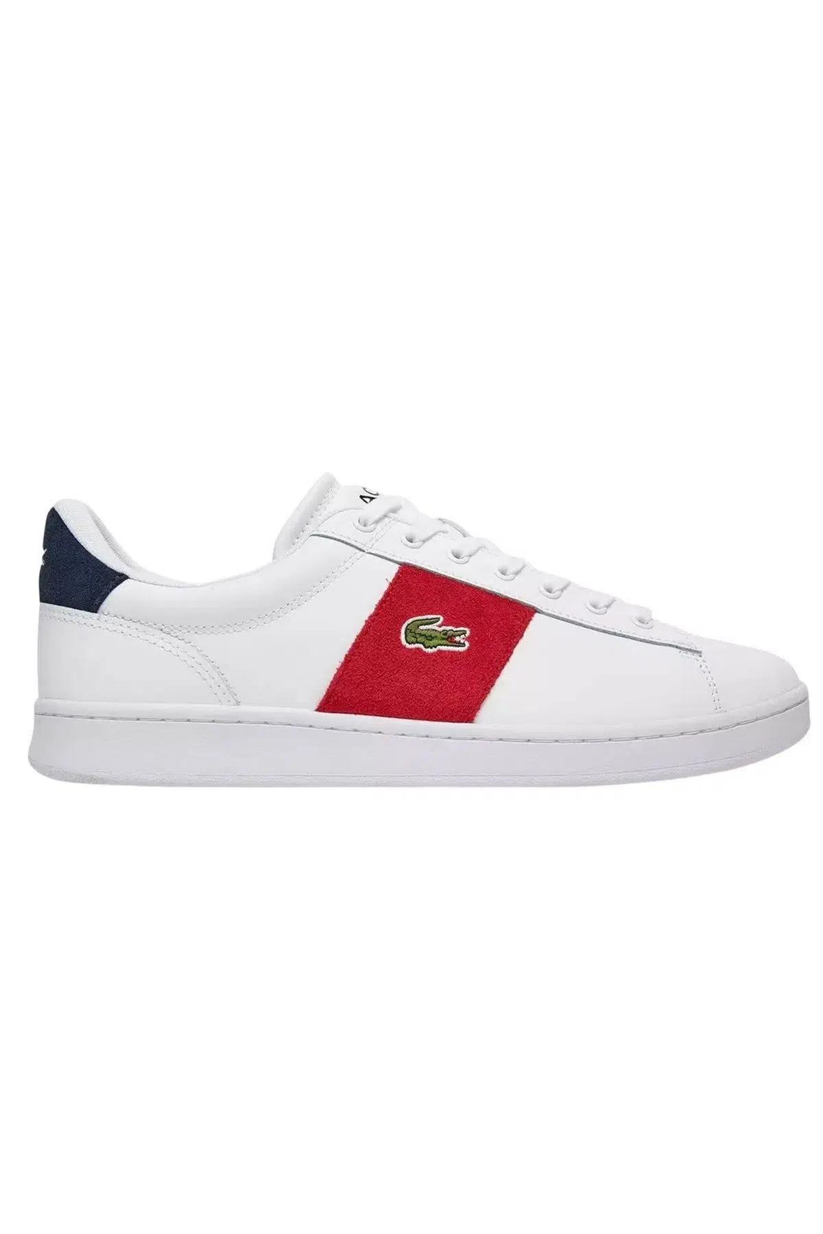 Lacoste Carnaby Set CGR 1251 SMA Leather Mens Sneaker Hakiki Derri Erkek Günlük Spor Ayakkabı Beyaz