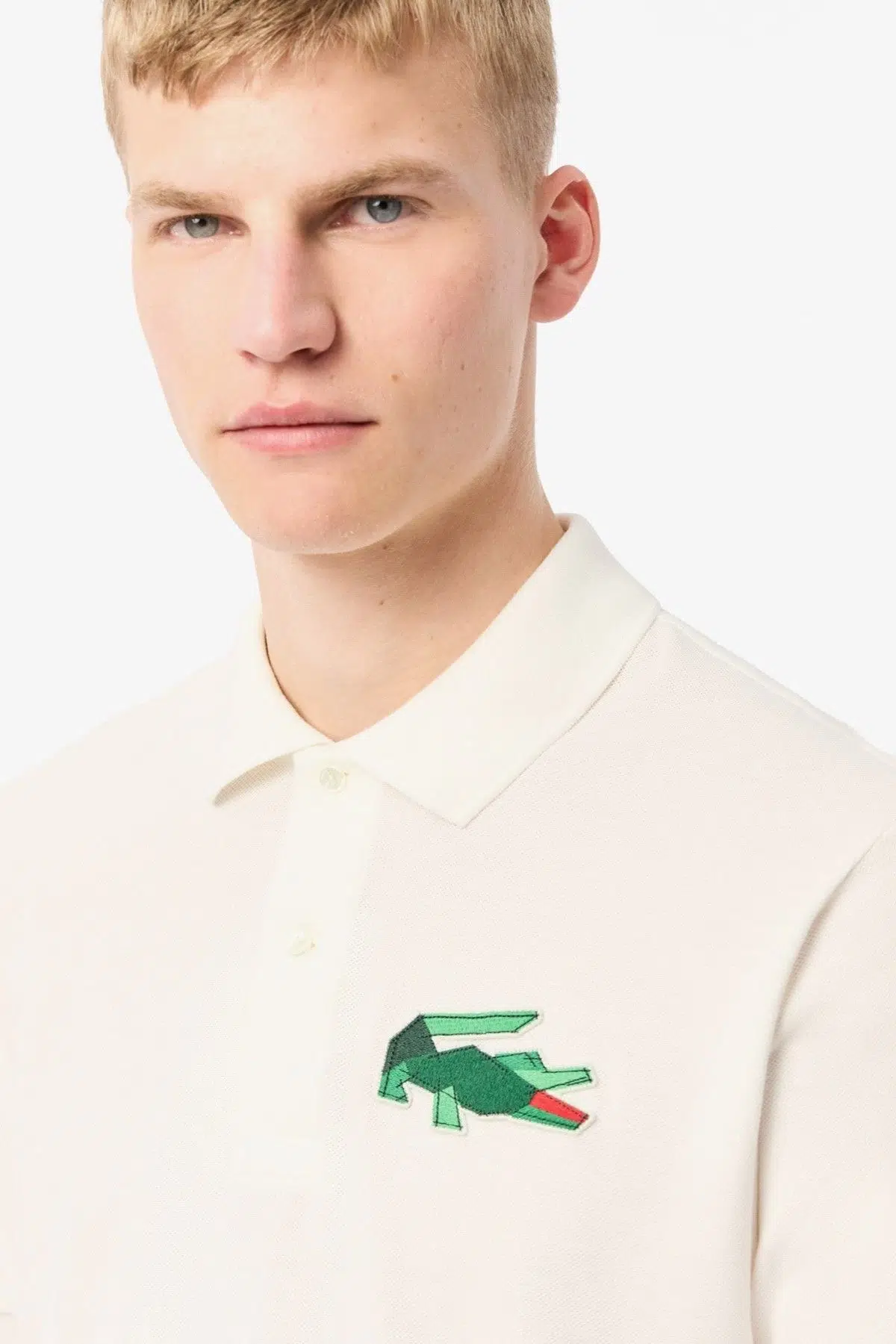 Lacoste Classic Fit Polo T-Shirt Erkek Polo Yaka Tişört Beyaz