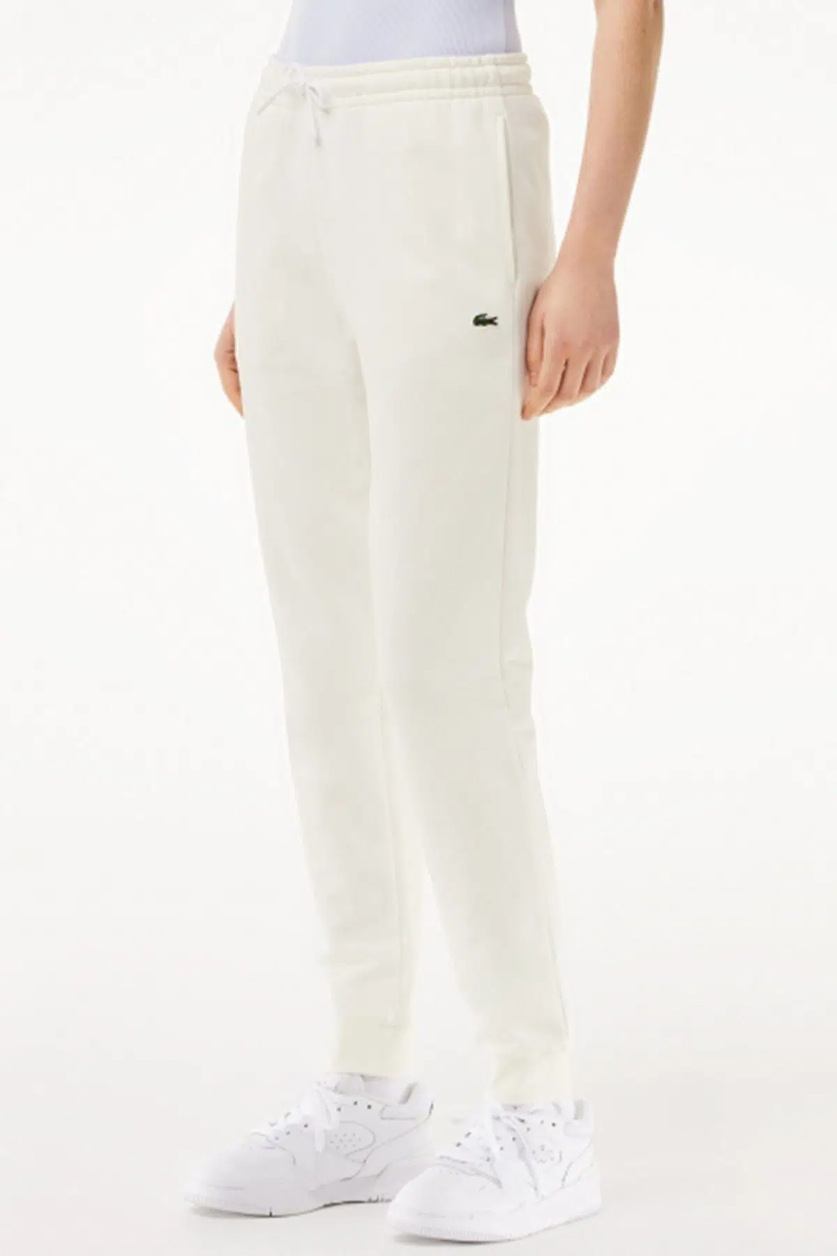 Lacoste Kadın Straight Fit Beyaz Eşofman Altı