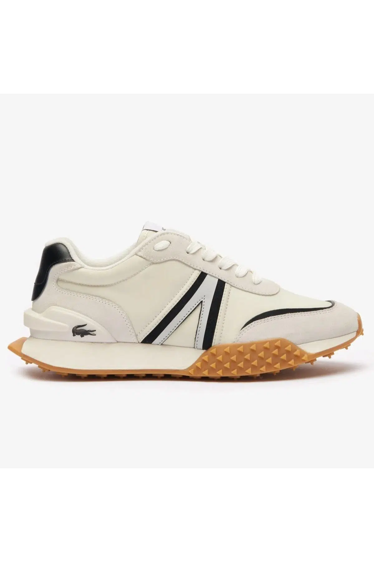 Lacoste L-Spin Deluxe Leather Mens Sneaker Hakiki Deri Erkek Günlük Spor Ayakkabı Krem