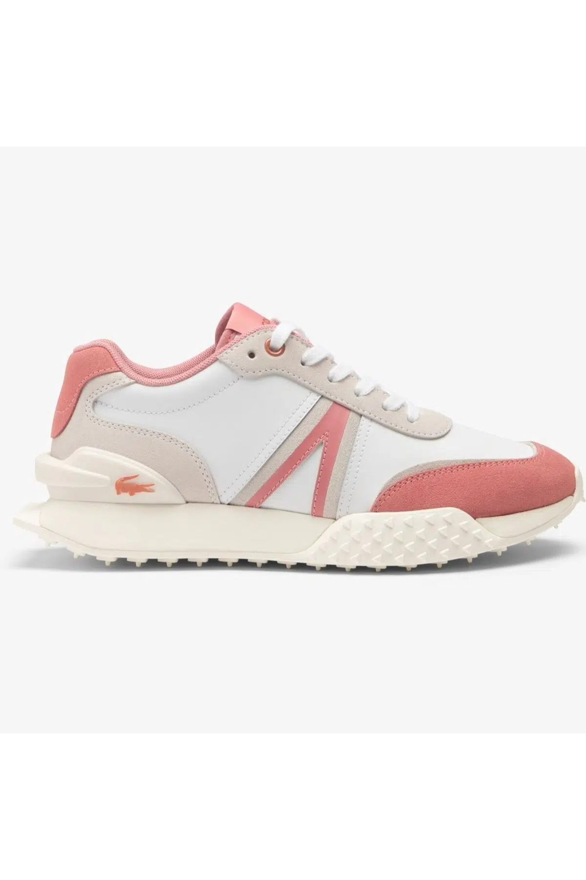 Lacoste L-Spin Deluxe Leather Womens Sneaker Hakiki Deri Kadın Günlük Spor Ayakkabı Beyaz