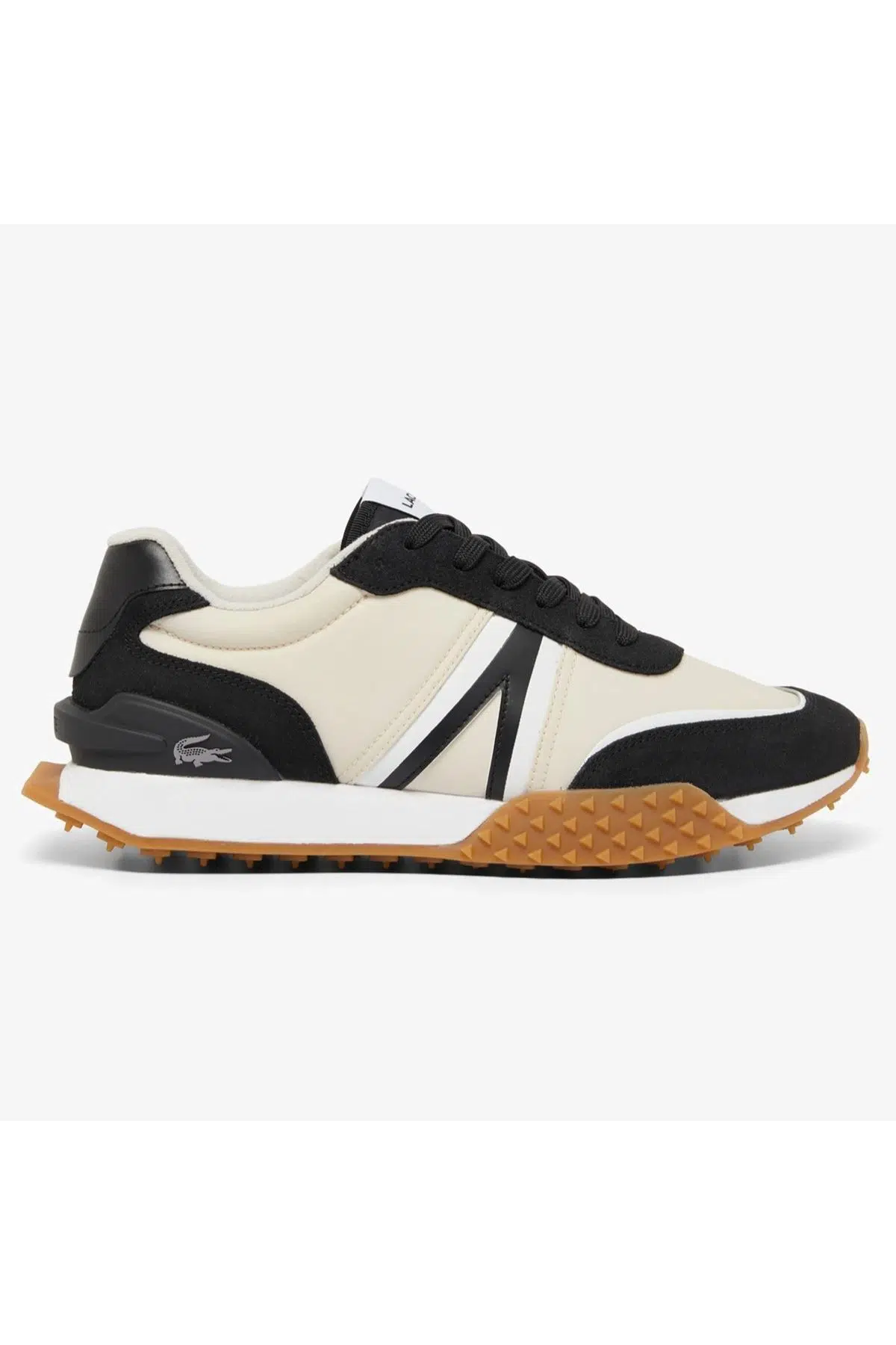 Lacoste L-Spin Deluxe Mens Sneaker Erkek Günlük Spor Ayakkabı Bej