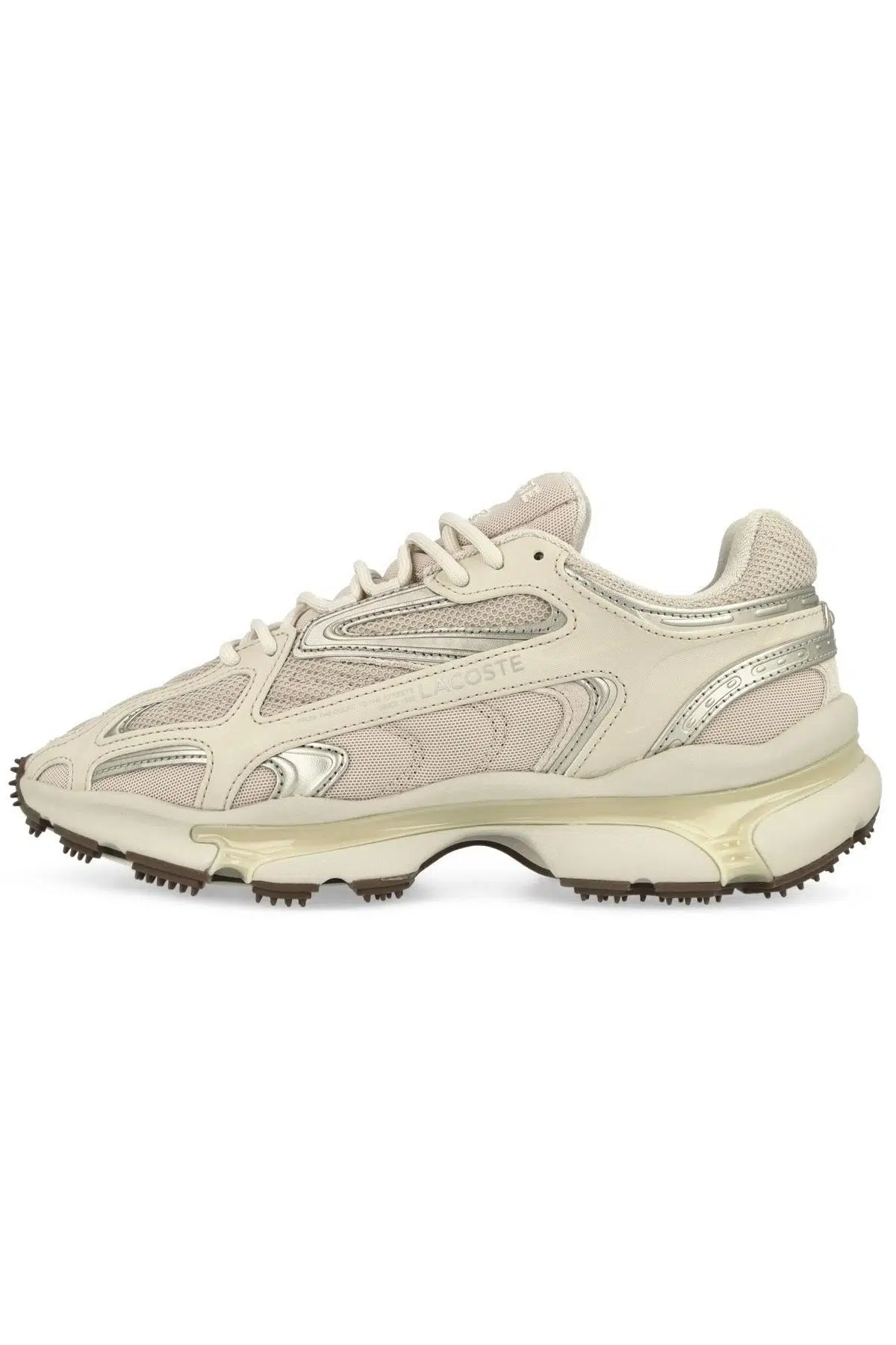 Lacoste L003 2K24 1 SMA Mens Sneaker Erkek Günlük Spor Ayakkabı Krem