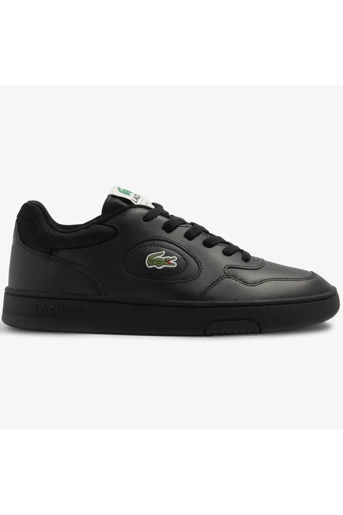 746SMA004502H Lacoste Lineset 223 01 Leather Mens Sneaker Hakiki Deri Erkek Günlük Spor Ayakkabı Siyah