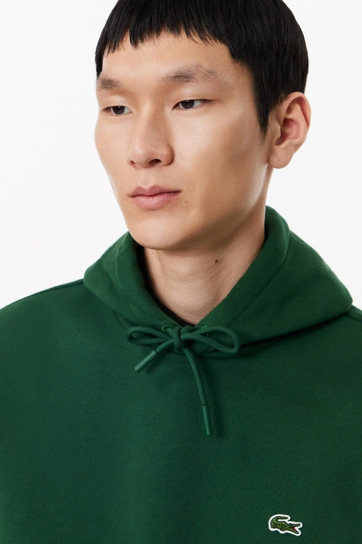 Lacoste Men's Classic Fit Kapüşonlu Yaka Sweatshirt Yeşil