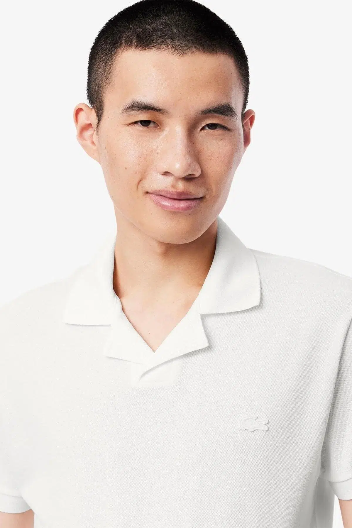 Lacoste Men's Classic Fit Paris Polo T-shirt Erkek Paris Polo Yaka Tişört Beyaz