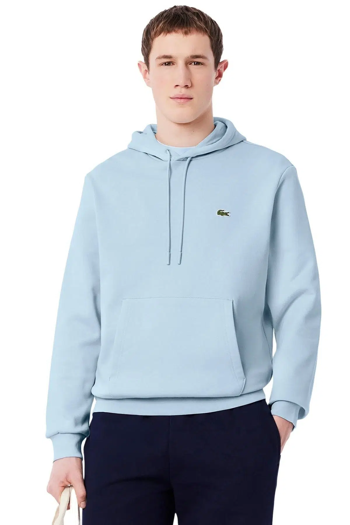 Lacoste Men's Hooded Golf Sweatshirt Kapüşonlu Pamuklu Erkek Sweatshirt Mavi
