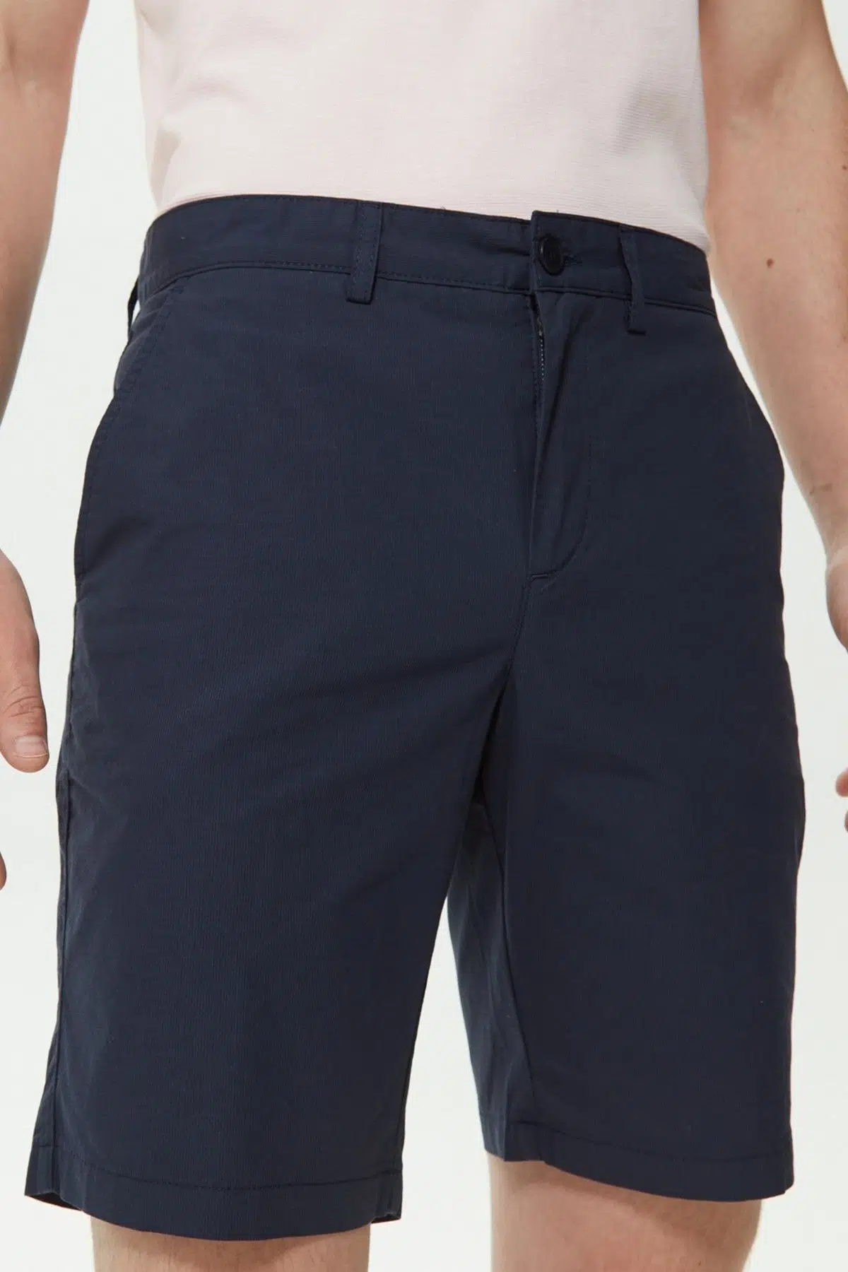 Lacoste Men's Slim Fit Cotton Bermuda Shorts Erkek Pamuklu Bermuda Şort Lacivert