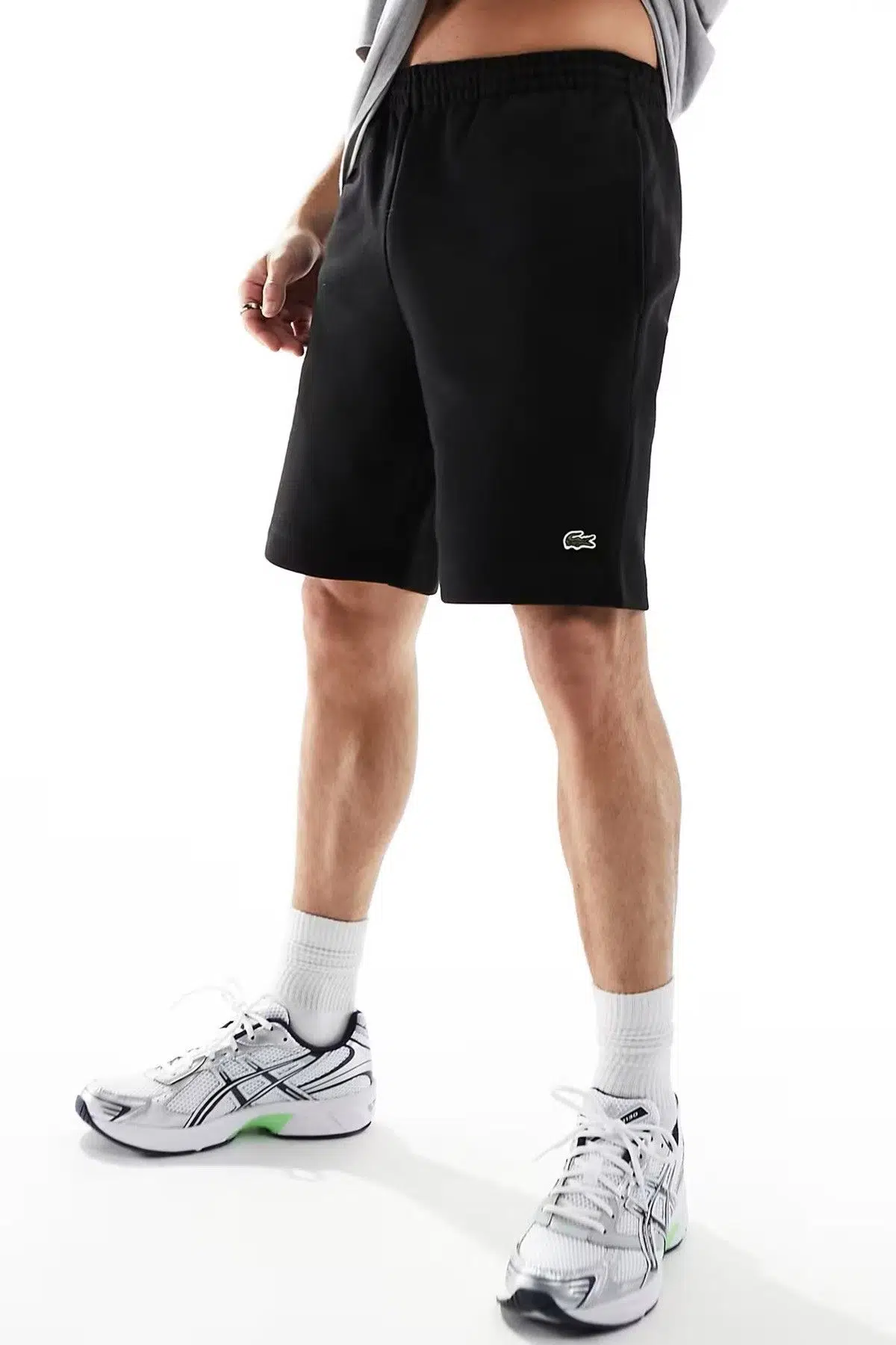 Lacoste Mens Reguler Fit Logo Cotton Shorts Erkek Pamuk Şort Siyah