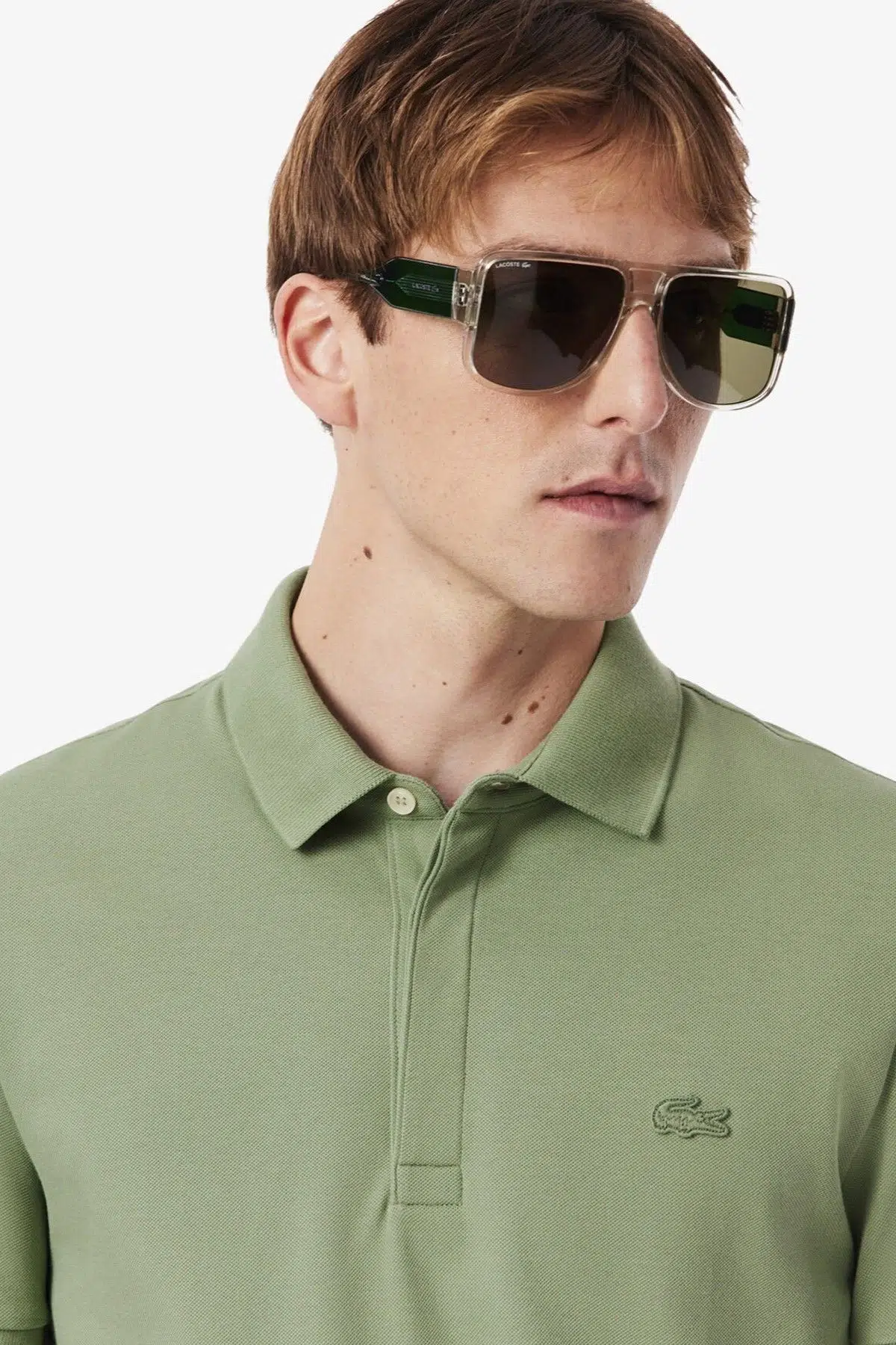 Lacoste Paris Men's Regular Fit Polo T-shirt Erkek Polo Yaka Tişört Yeşil