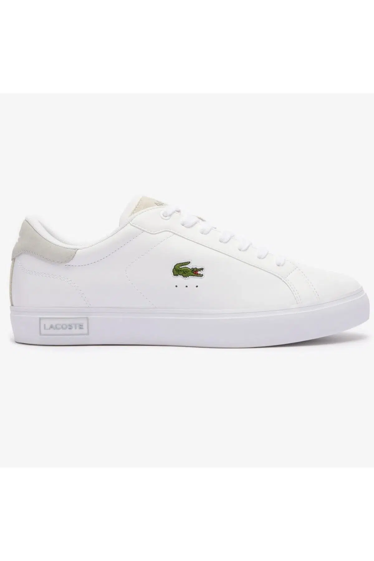 Lacoste Powercourt Unisex White Sneaker Unisex Günlük Spor Ayakkabı Beyaz 