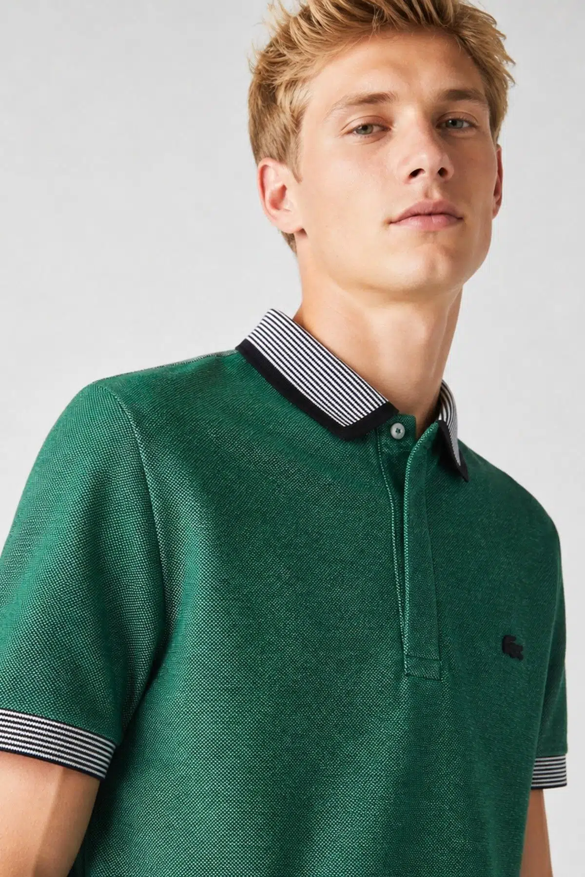 Lacoste Regular Fit Polo T-Shirt Erkek Polo Yaka Tişört Yeşil