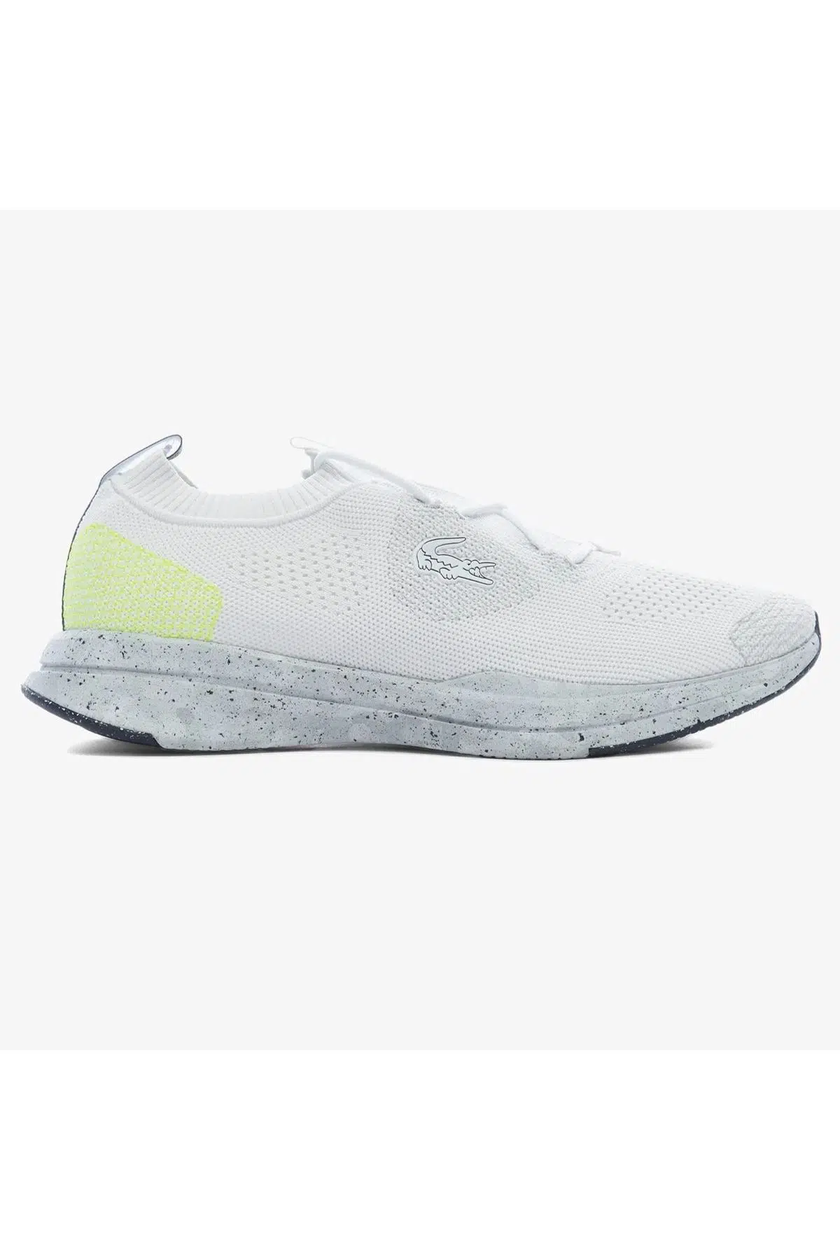 Lacoste Run Spın Eco Unisex White Yellow Sneaker Unisex Günlük Spor Ayakkabı Beyaz Sarı