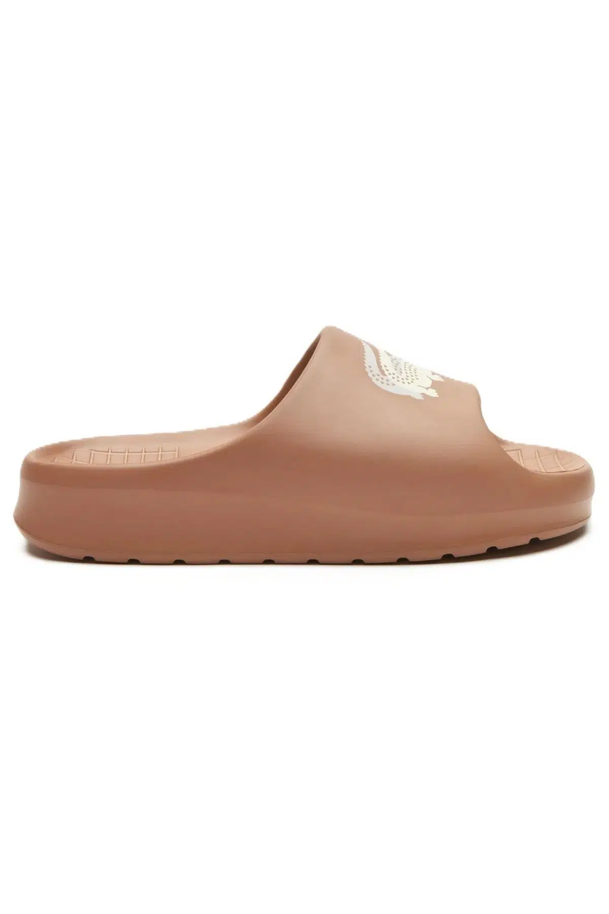 Lacoste Croco 2.0 Evo Kadın Terlik Kahverengi