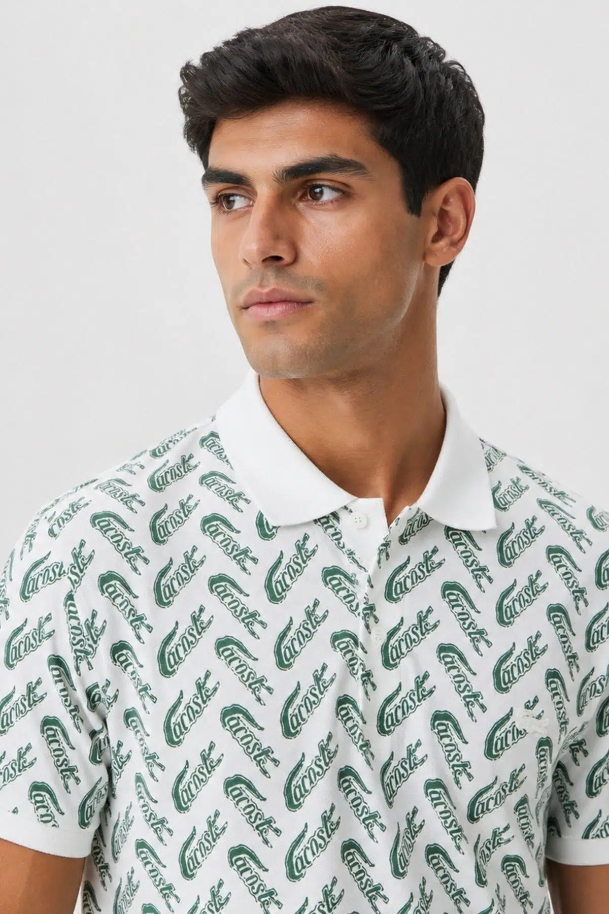 Lacoste Slim Fit Polo T-Shirt Erkek Polo Yaka Tişört Beyaz