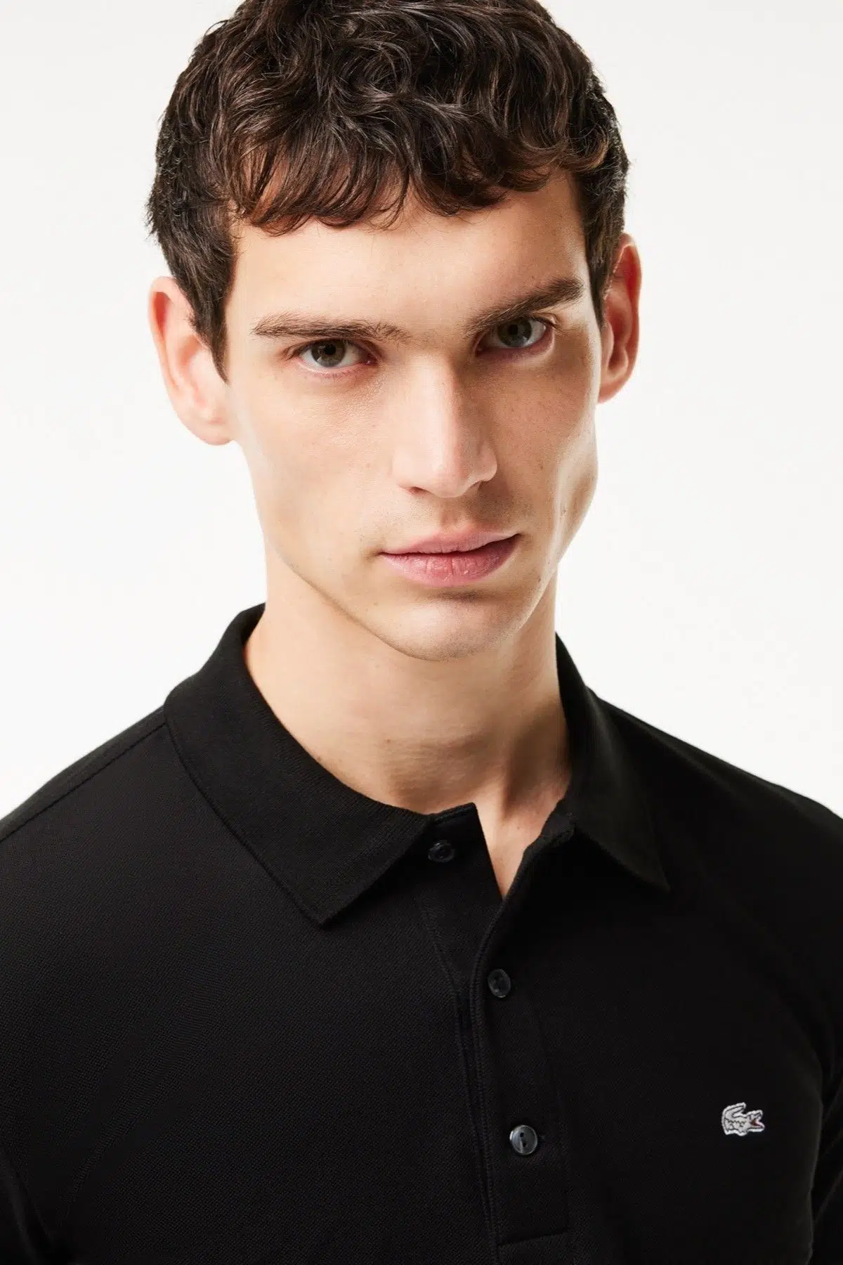 Lacoste Slim Fit Polo T-Shirt Black Erkek Polo Yaka Tişört Siyah